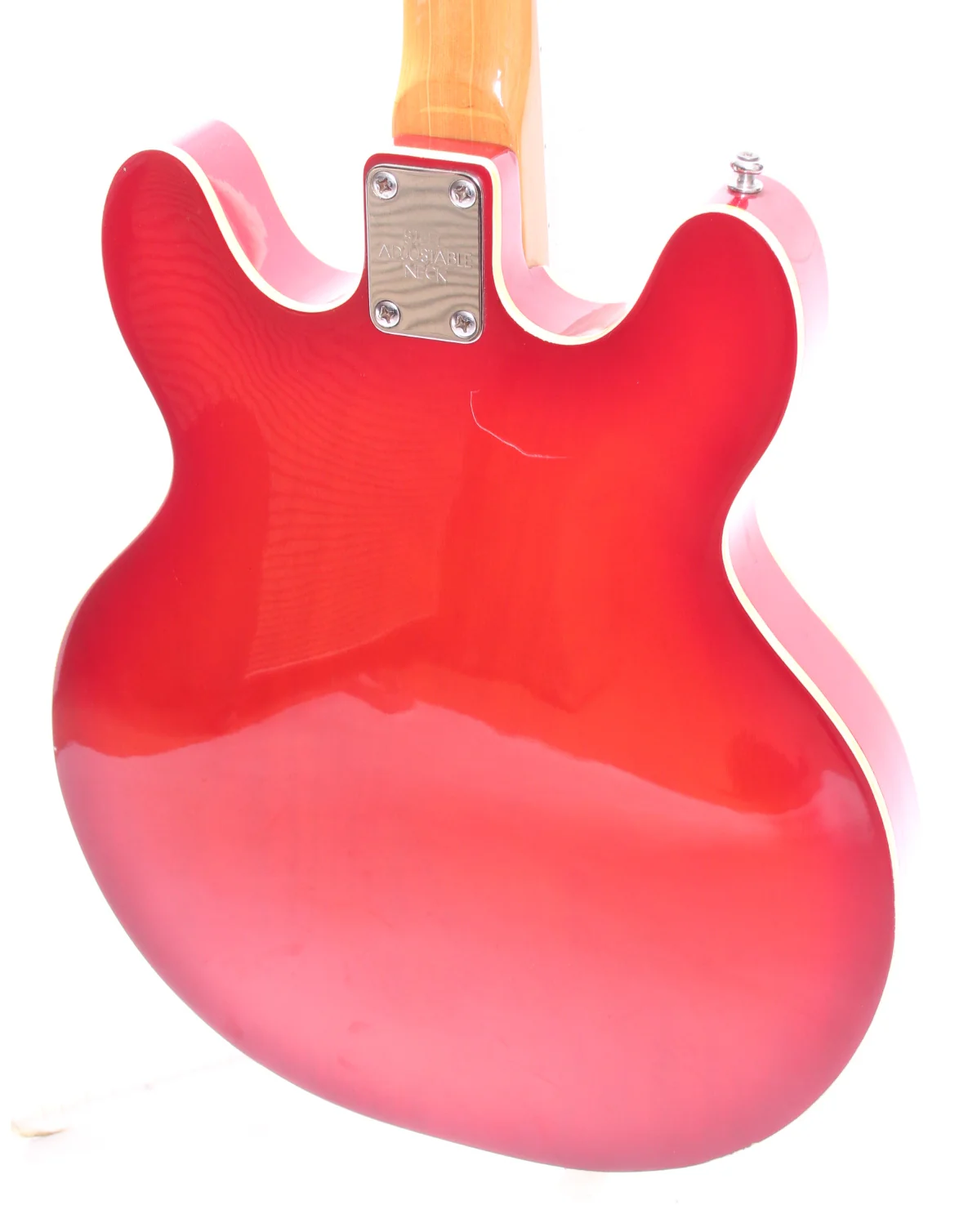 1970s Epiphone Ea-260 Hollow-Body Bass cherry red - Image 9
