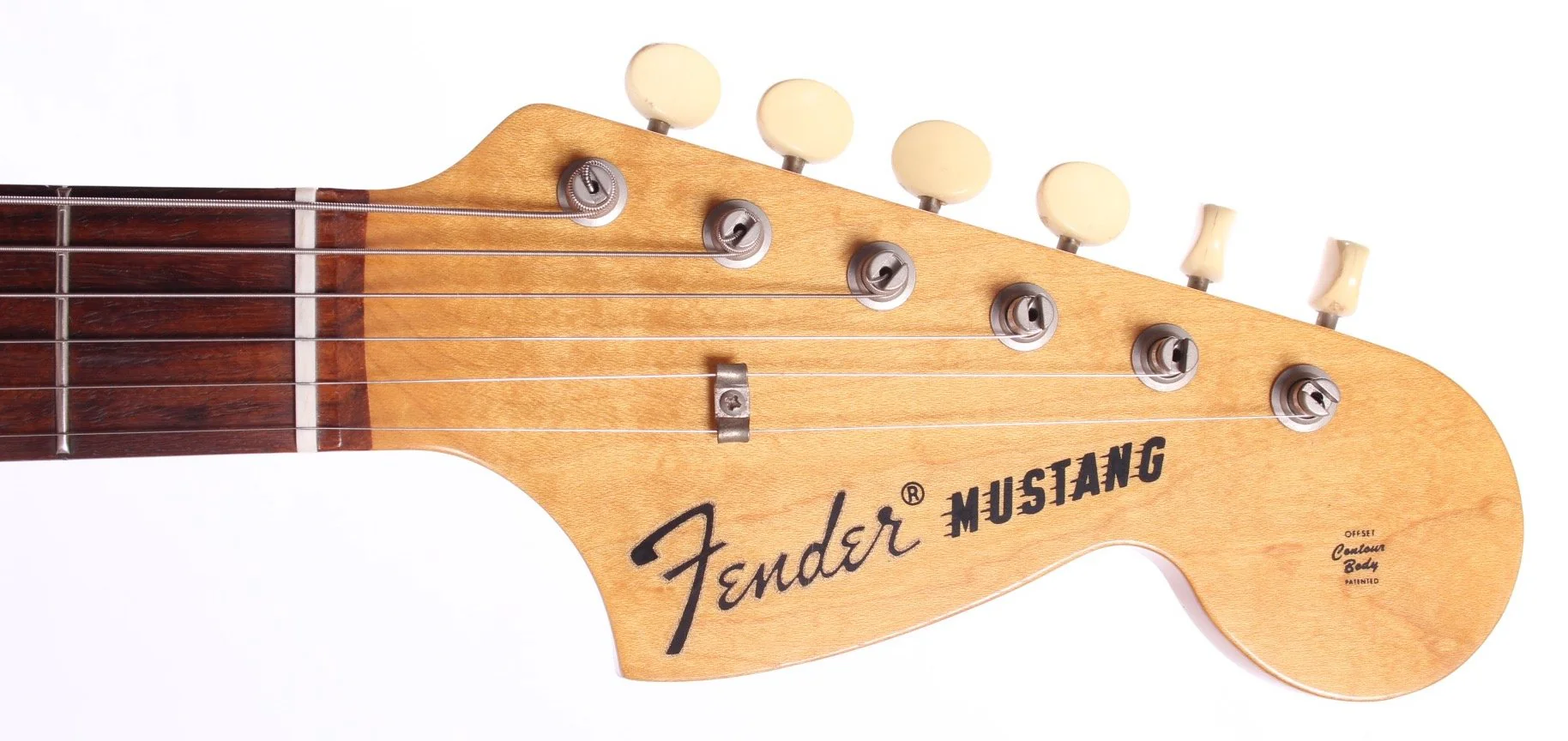 1970s Fender Mustang olympic white - Image 5