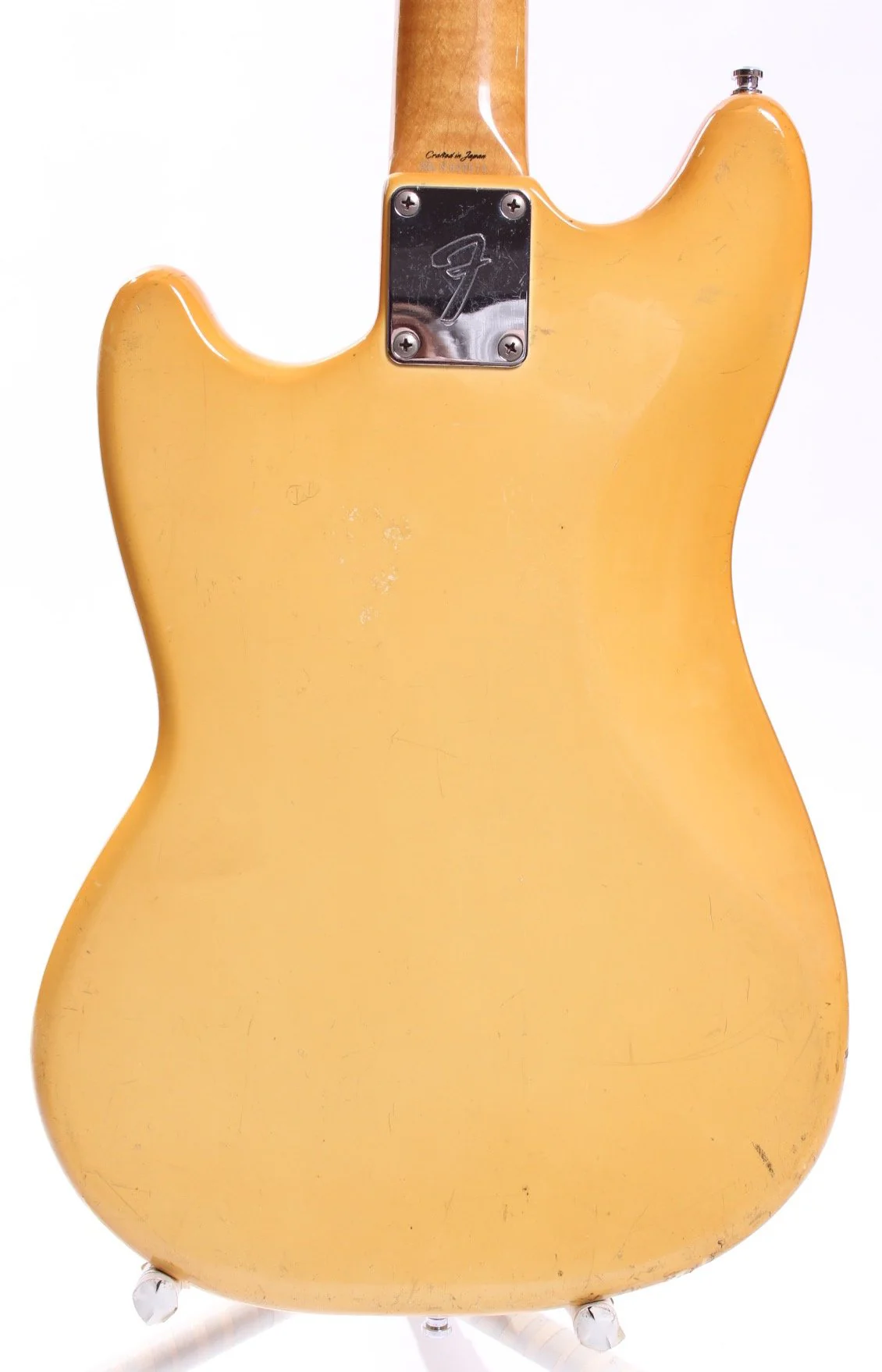 1970s Fender Mustang olympic white - Image 7