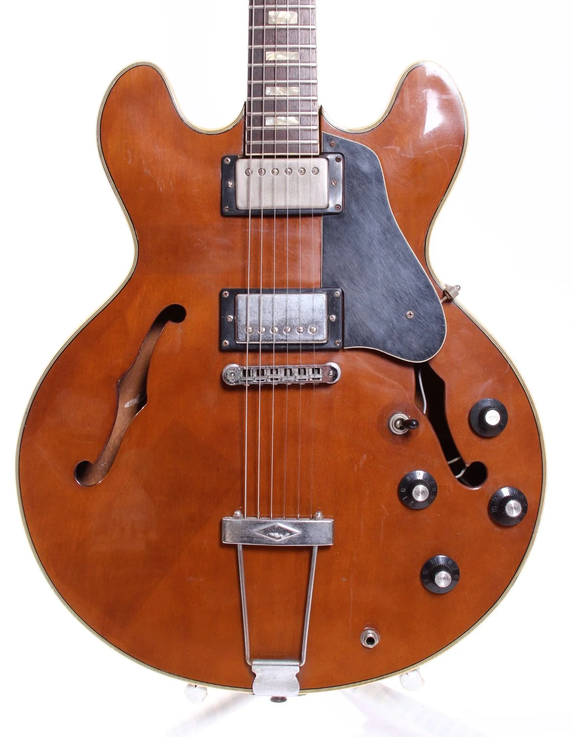 1970s Fresher ES-335 walnut brown - Image 2