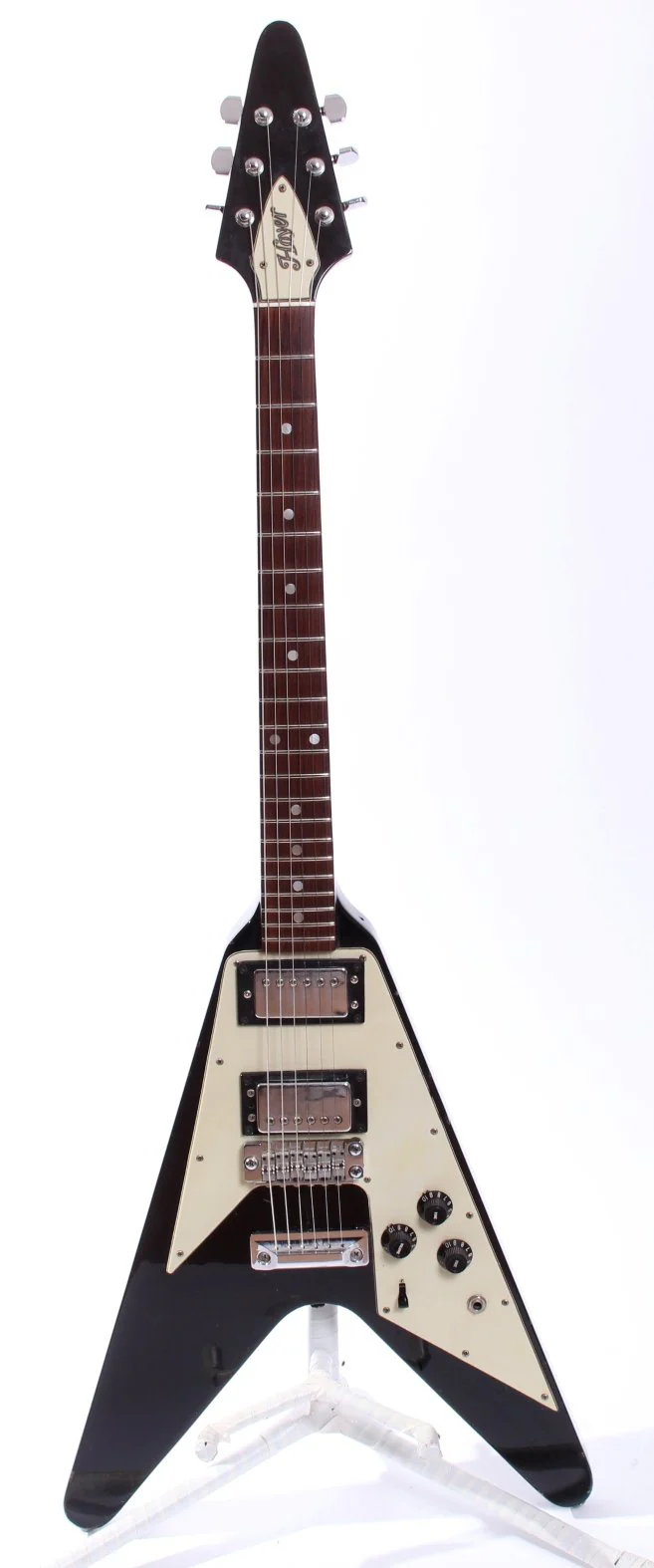 1970s Hoyer Flying V Arrow Model 5069 black