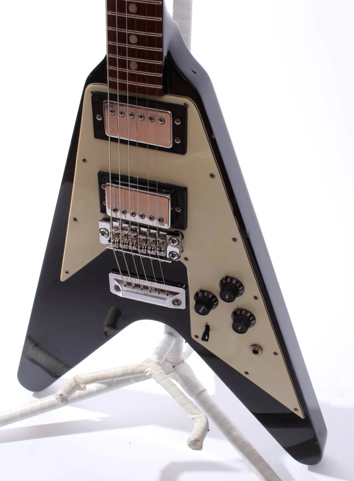1970s Hoyer Flying V Arrow Model 5069 black - Image 3
