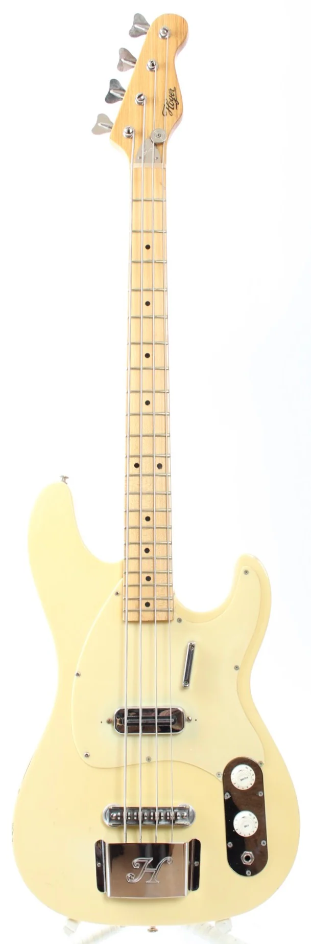 1970s Hoyer Telecaster Bass 33 olympic white