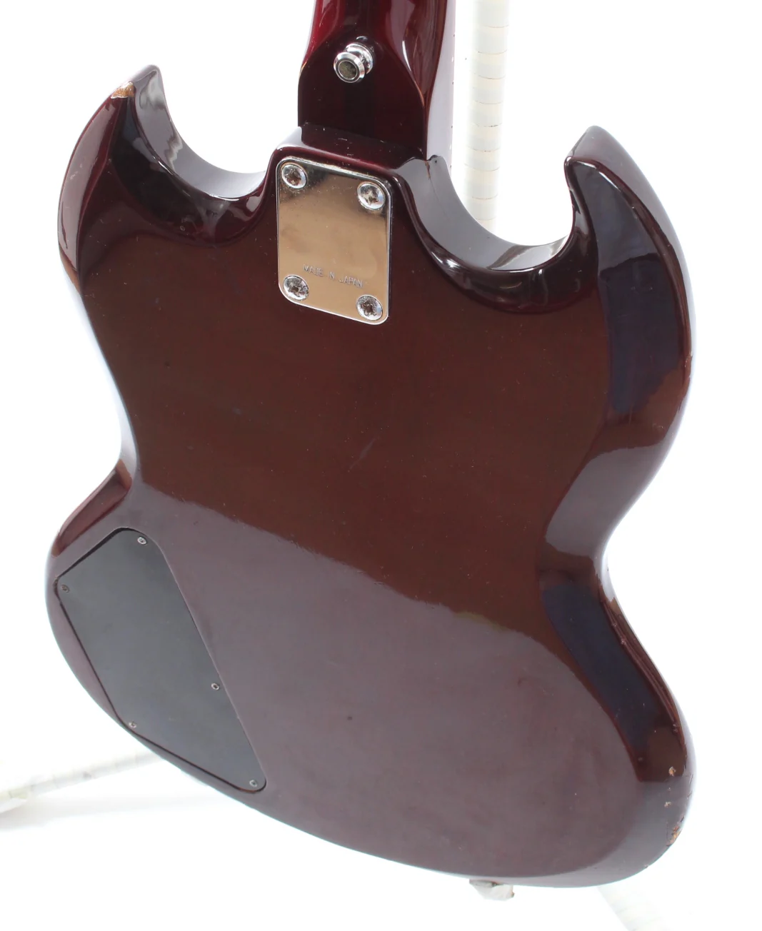 1970s Ibanez 2354B EB-3 SG Bass cherry red - Image 8