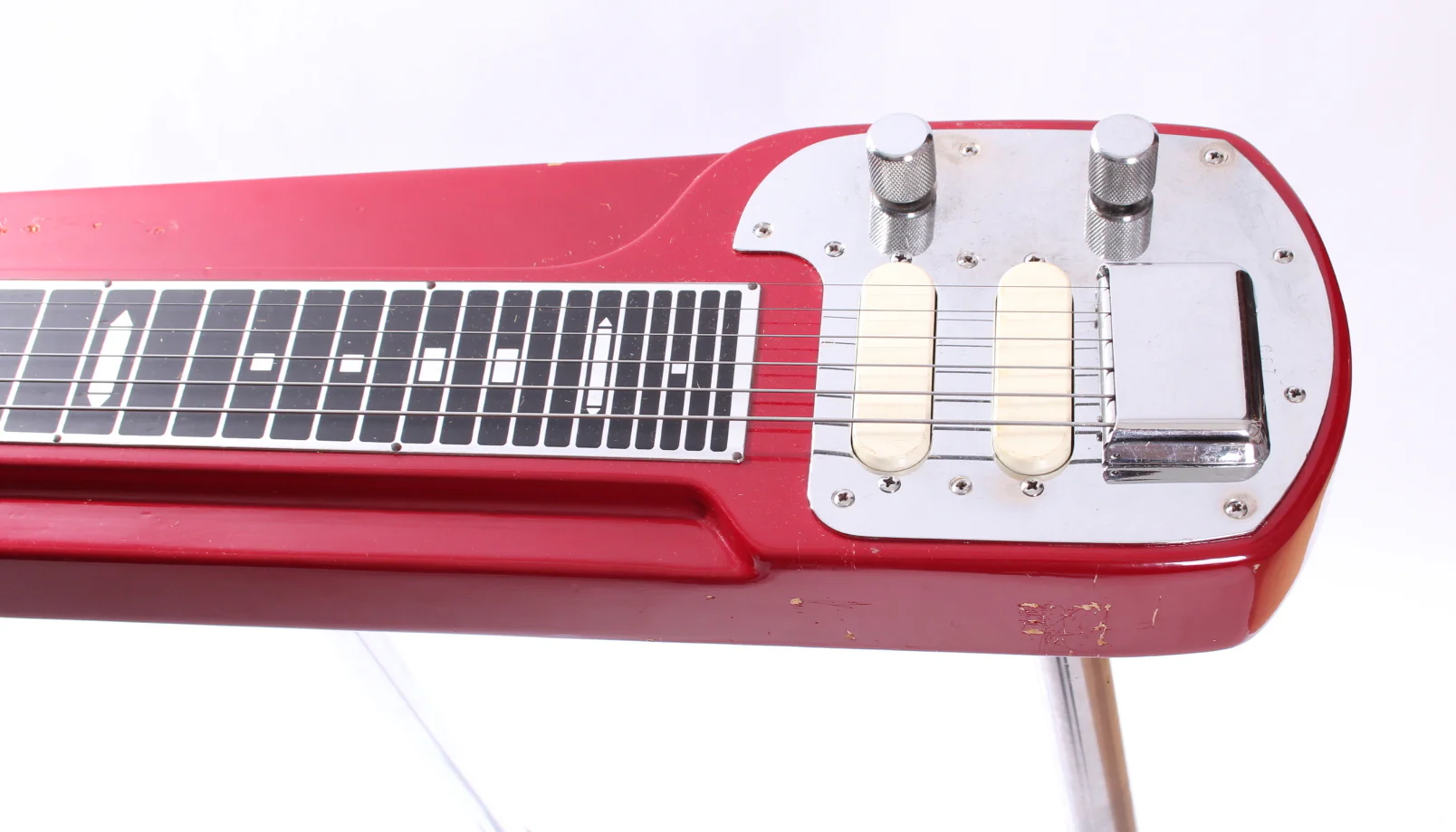 1970s Jedson Deluxe 6 Lap Steel red - Image 2