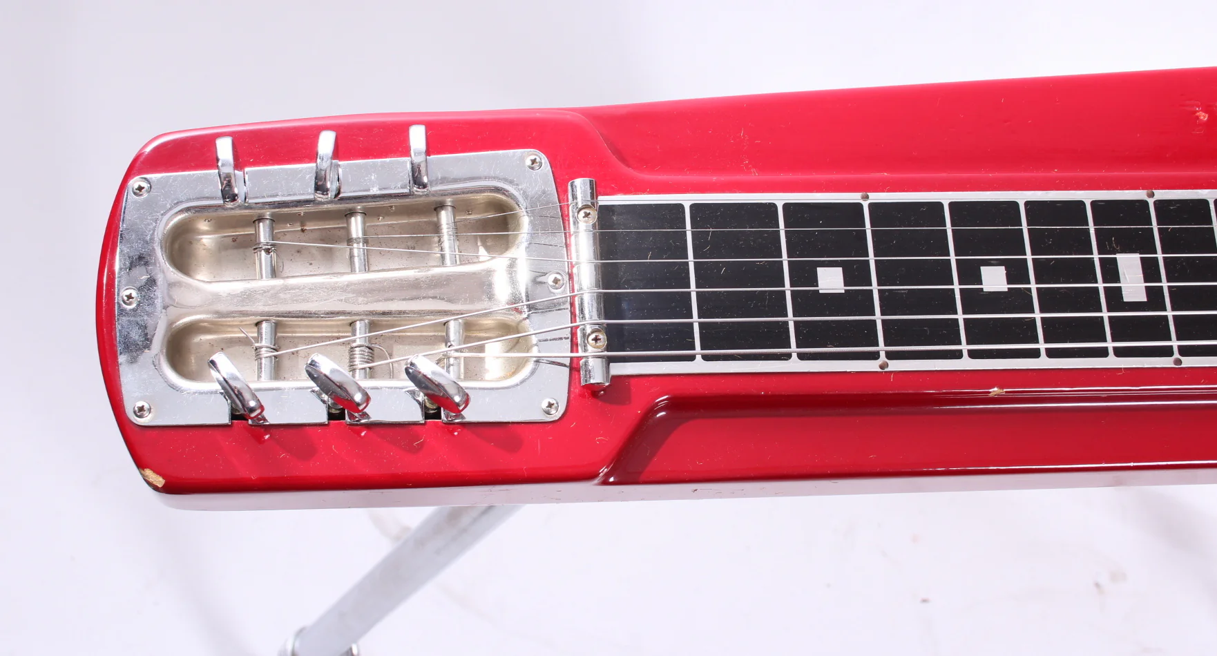1970s Jedson Deluxe 6 Lap Steel red - Image 4