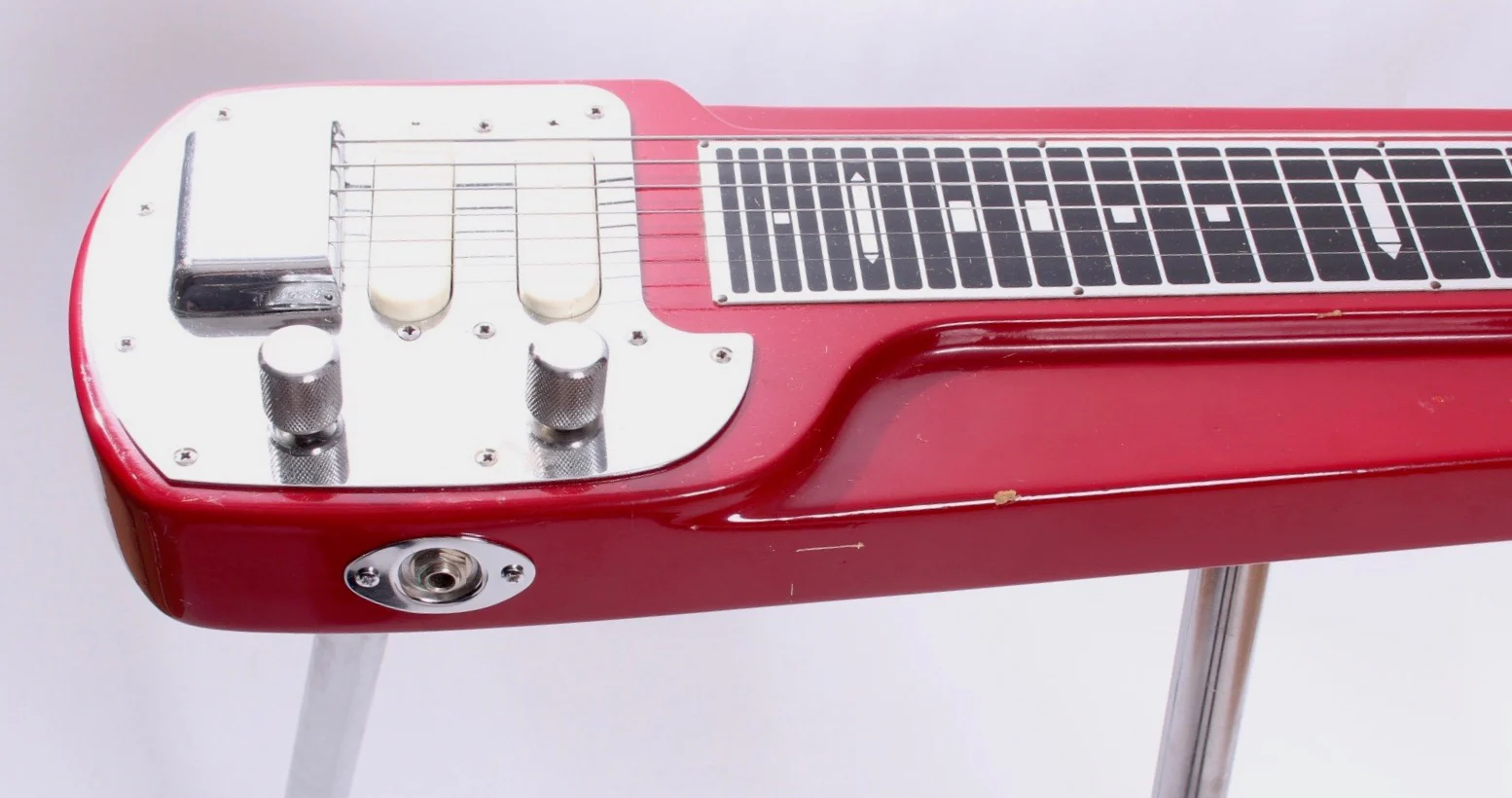 1970s Jedson Deluxe 6 Lap Steel red - Image 5
