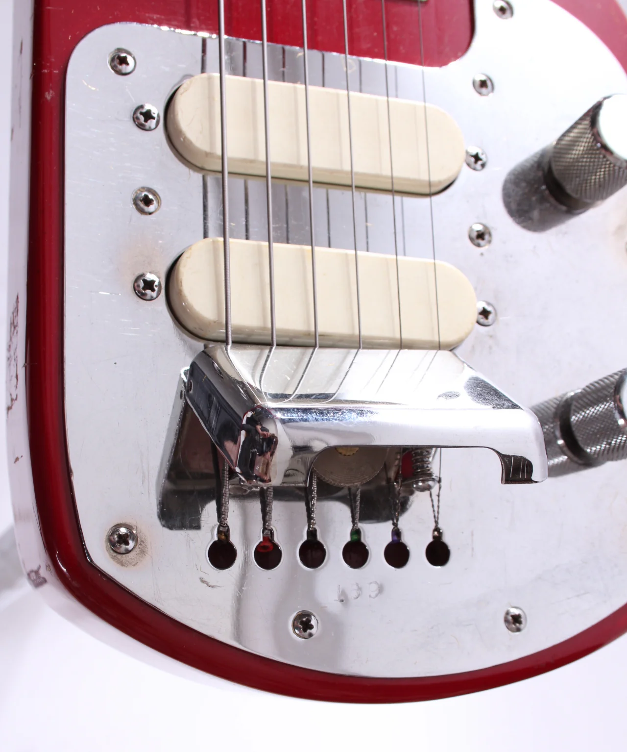 1970s Jedson Deluxe 6 Lap Steel red - Image 8