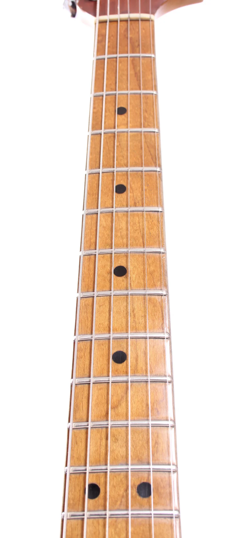 1971 Fender Stratocaster 4-bolt black over olympic white - Image 4