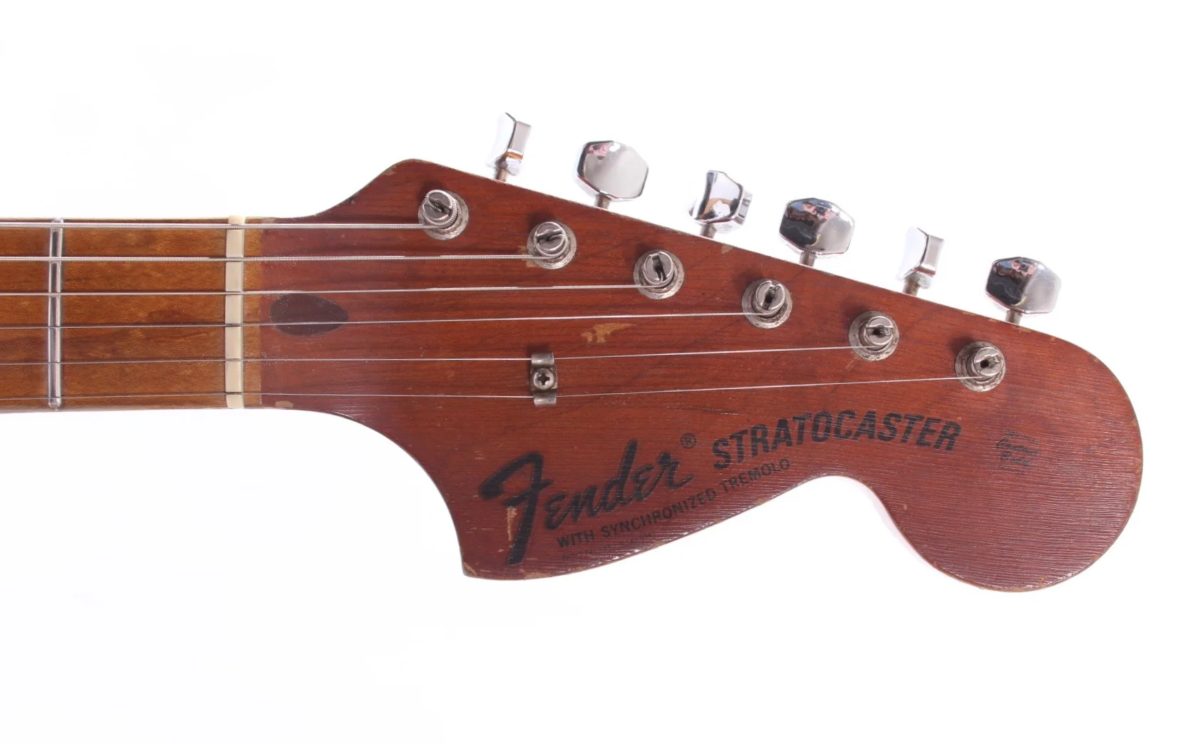 1971 Fender Stratocaster 4-bolt black over olympic white - Image 5