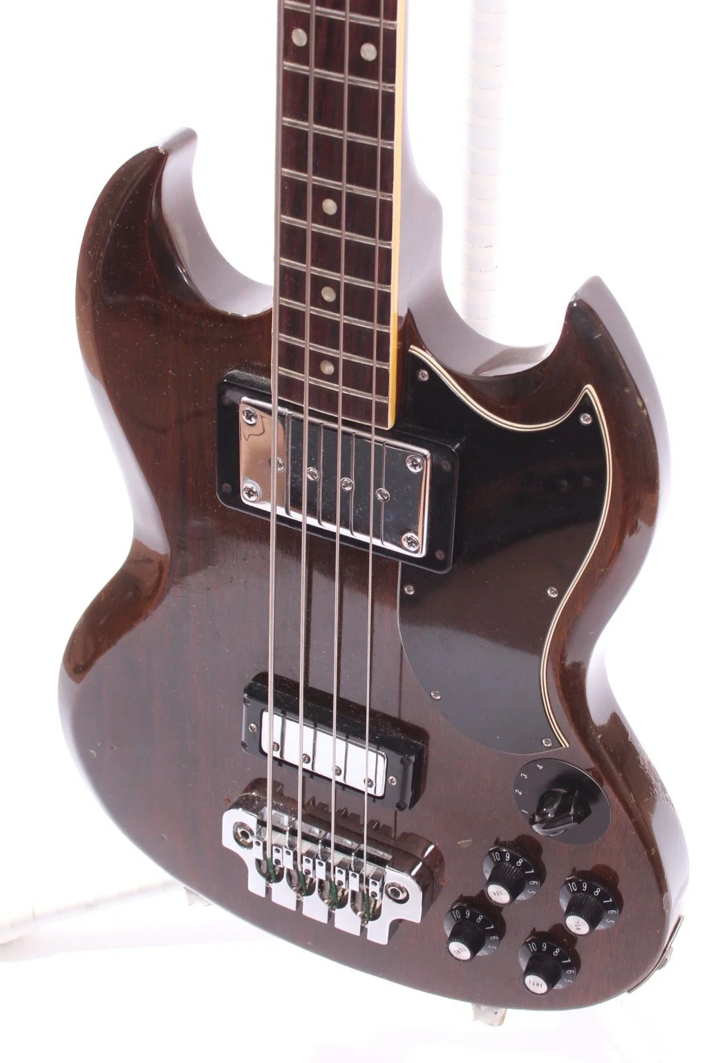 1971 Gibson EB-3 Slotted Headstock walnut - Image 3