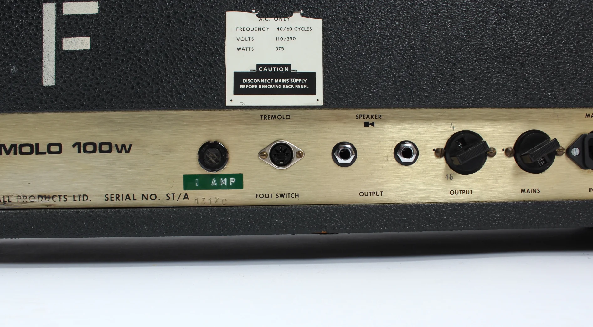 1971 Marshall 1959/T Super Tremolo 100w - Image 8