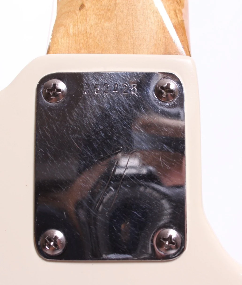 1972 Fender Jazz Bass olympic white LEFTY - Image 11