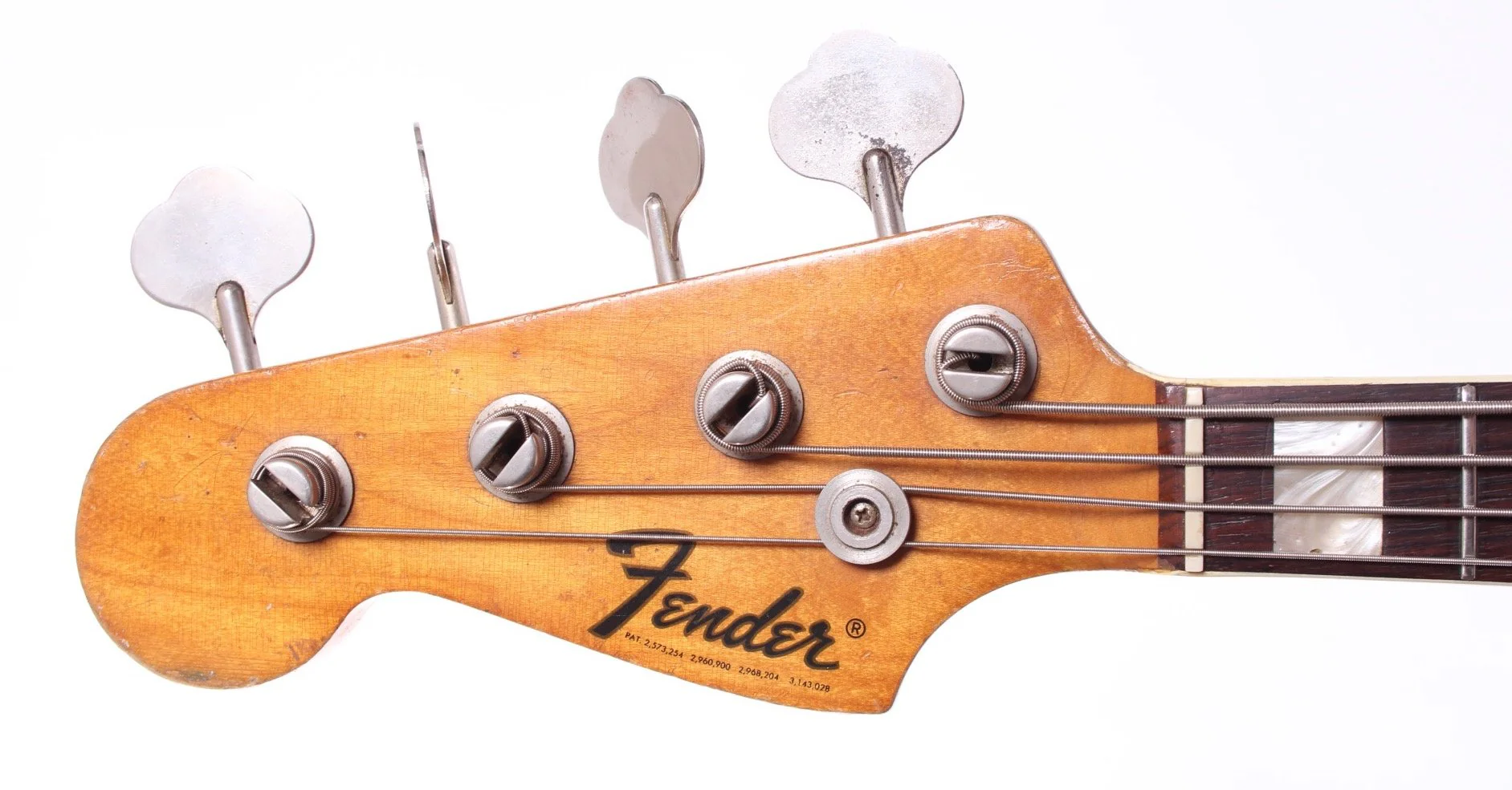 1972 Fender Jazz Bass olympic white LEFTY - Image 5