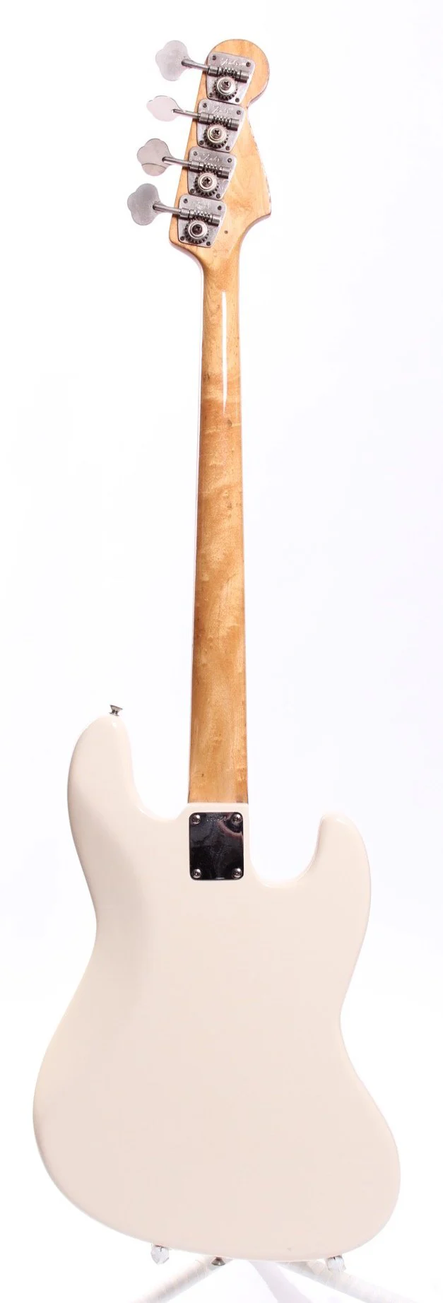 1972 Fender Jazz Bass olympic white LEFTY - Image 6
