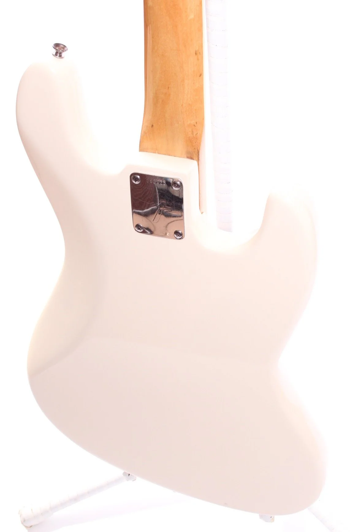 1972 Fender Jazz Bass olympic white LEFTY - Image 7