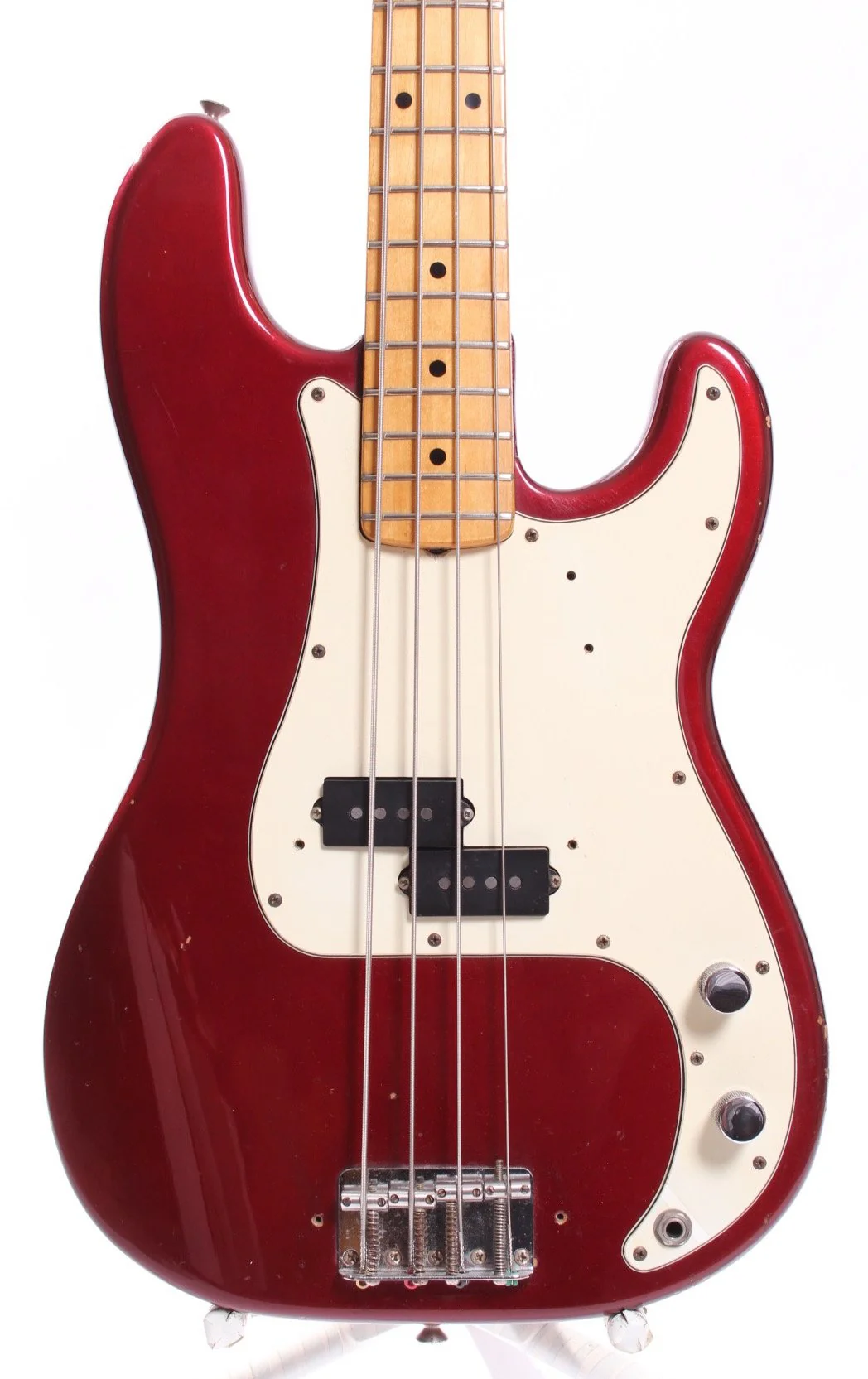 1972 Fender Precision Bass candy apple red - Image 2