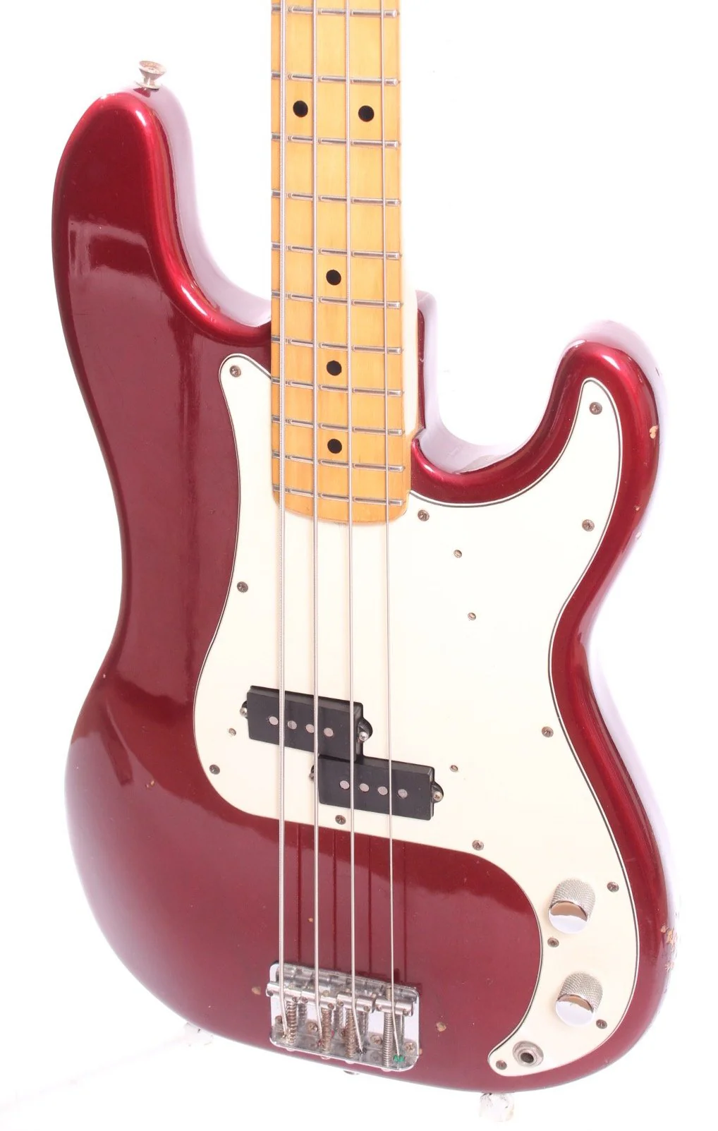 1972 Fender Precision Bass candy apple red - Image 3