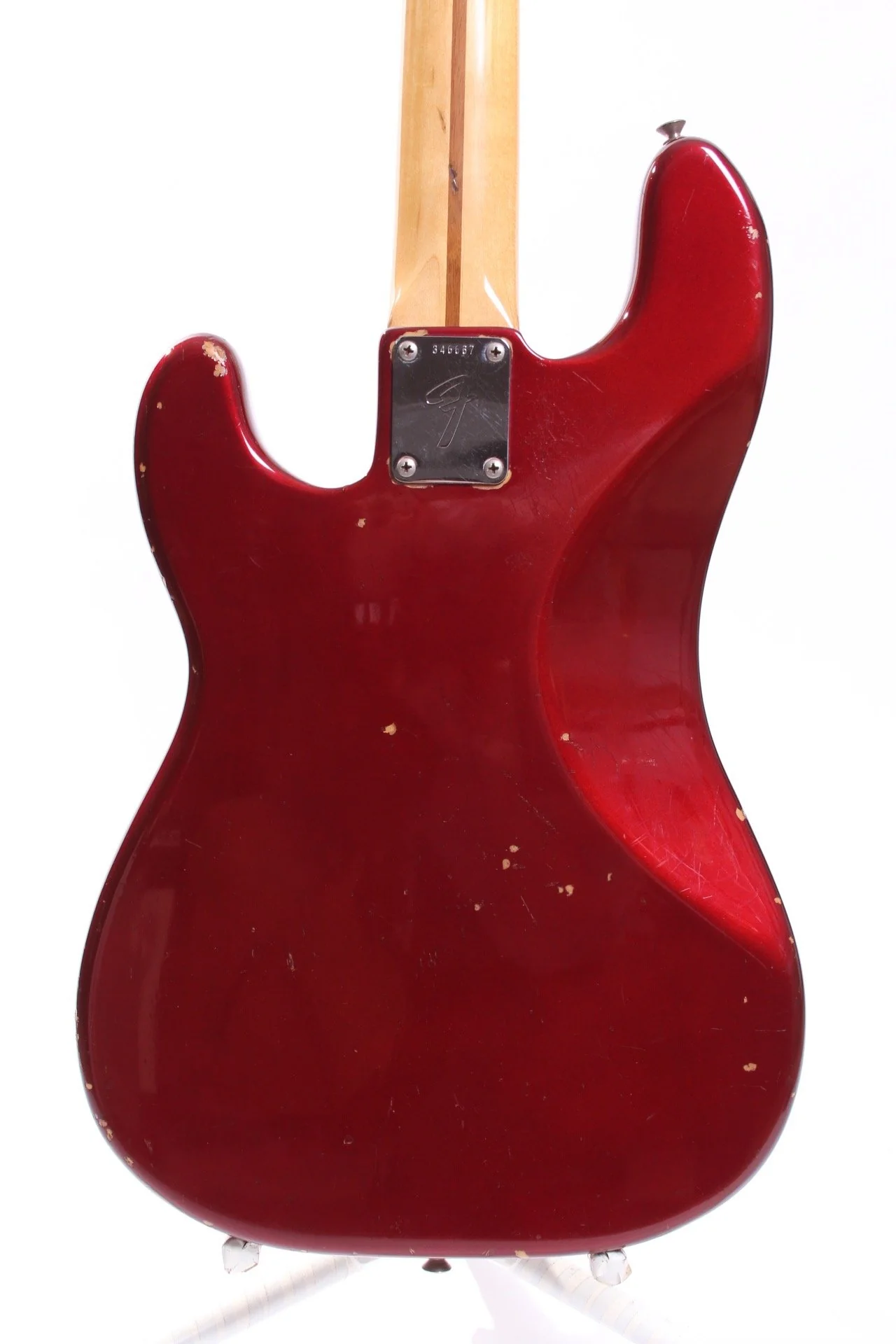 1972 Fender Precision Bass candy apple red - Image 7