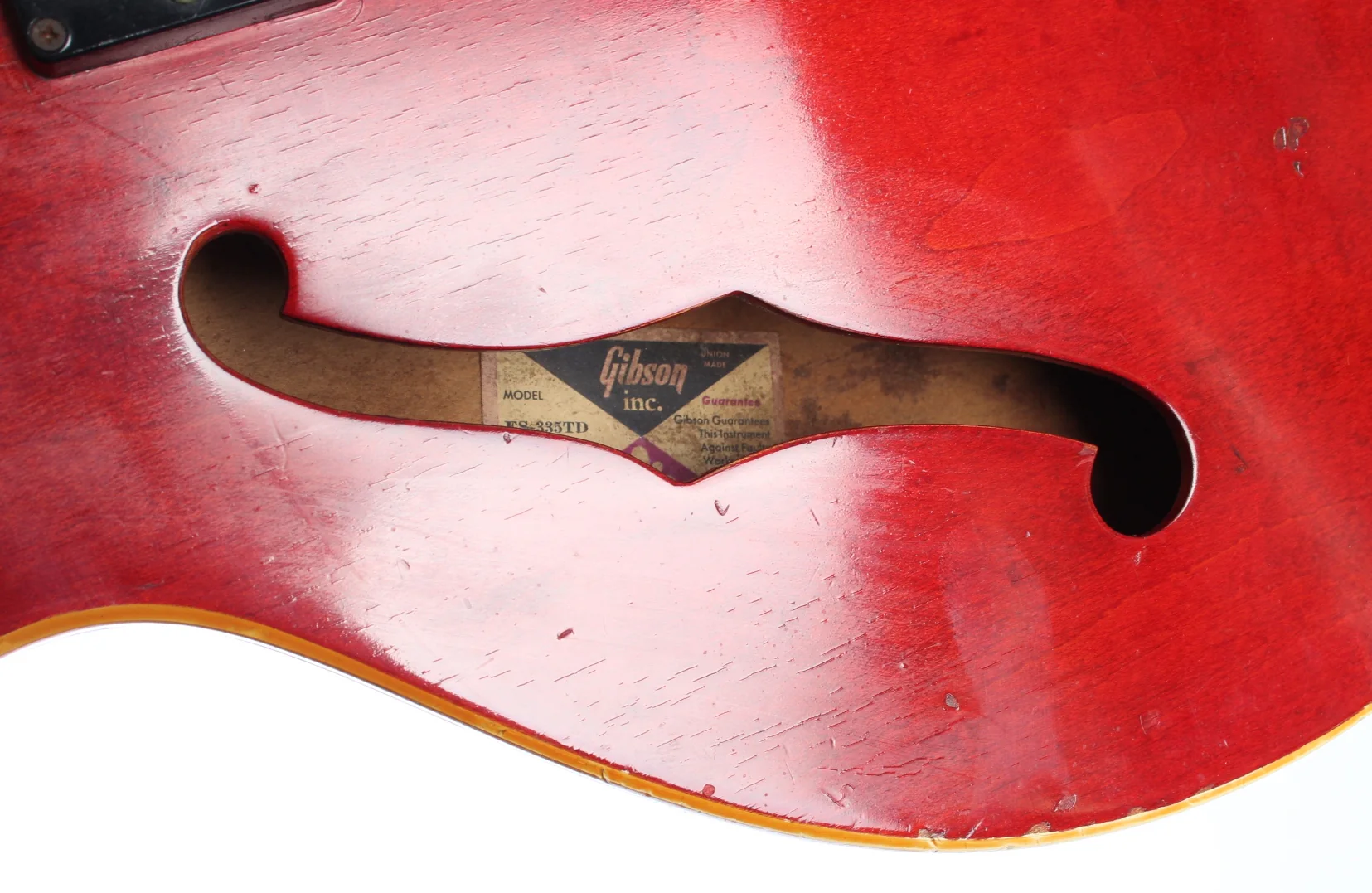 1972 Gibson ES-335TD cherry red - Image 11