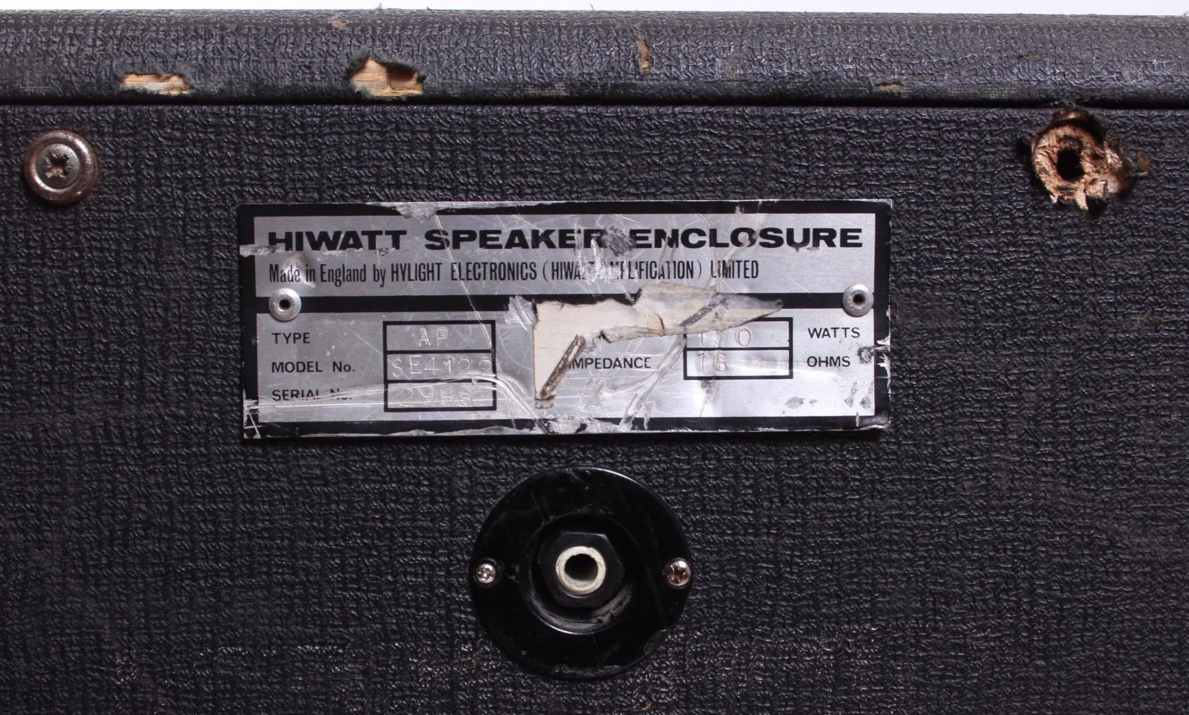 1972 Hiwatt SE4122 4x12 Cabinet - Image 5