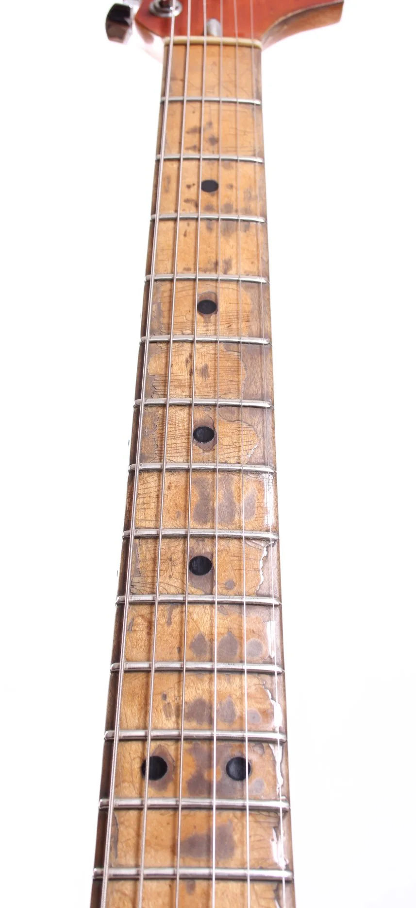 1973 Fender Stratocaster black over olympic white - Image 4