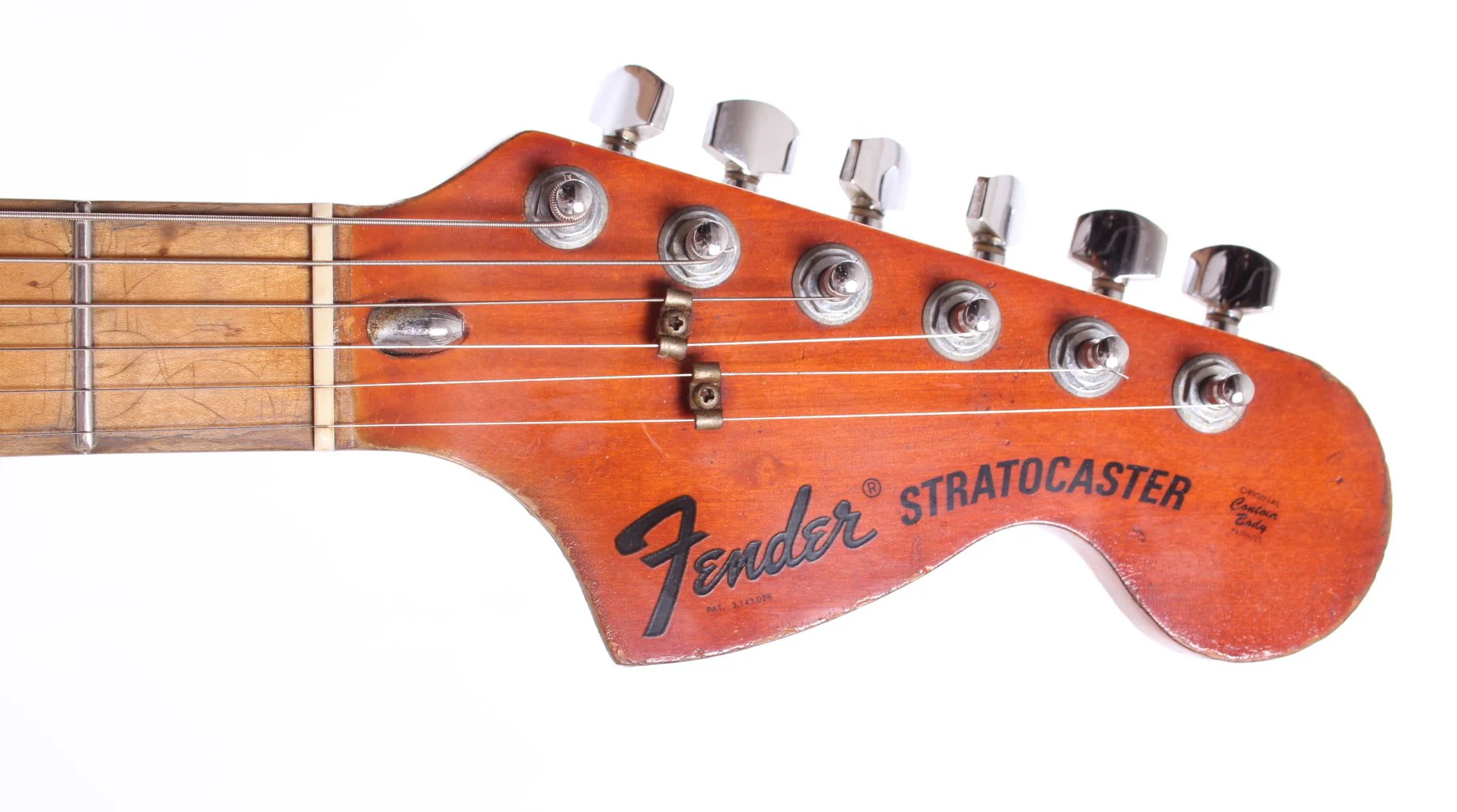 1973 Fender Stratocaster black over olympic white - Image 5
