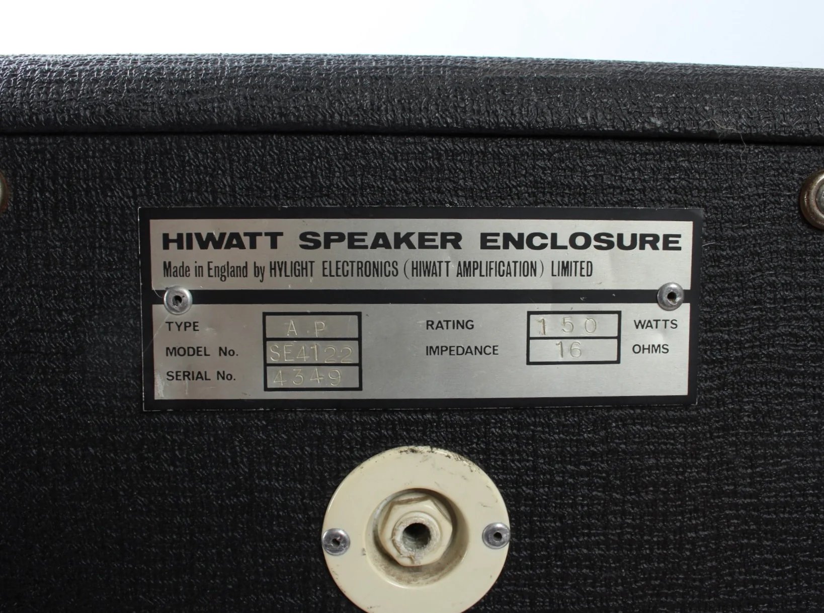 1973 Hiwatt SE4122 4x12" cabinet - Image 5