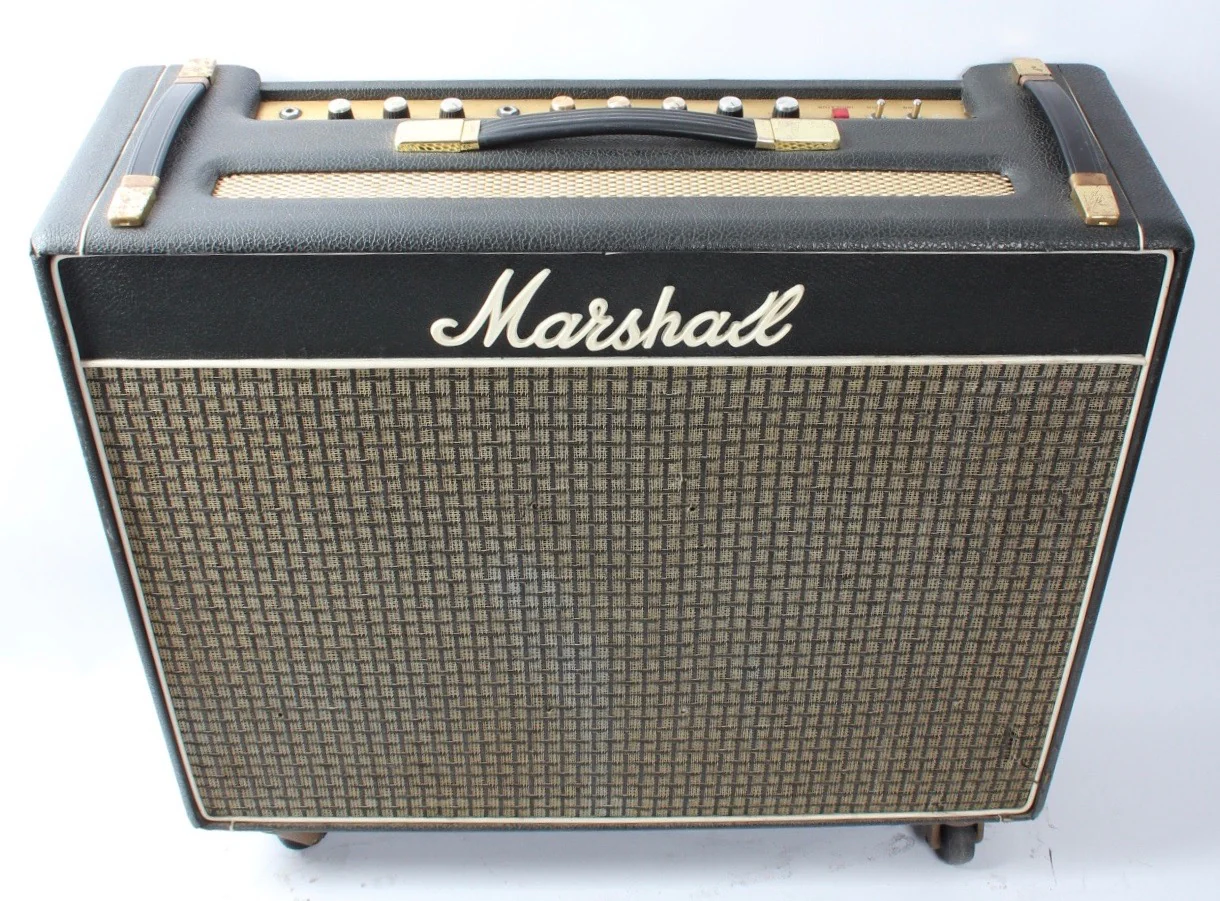 1973 Marshall Artisté 2040 Lead Bass Organ 2x12" combo black - Image 2