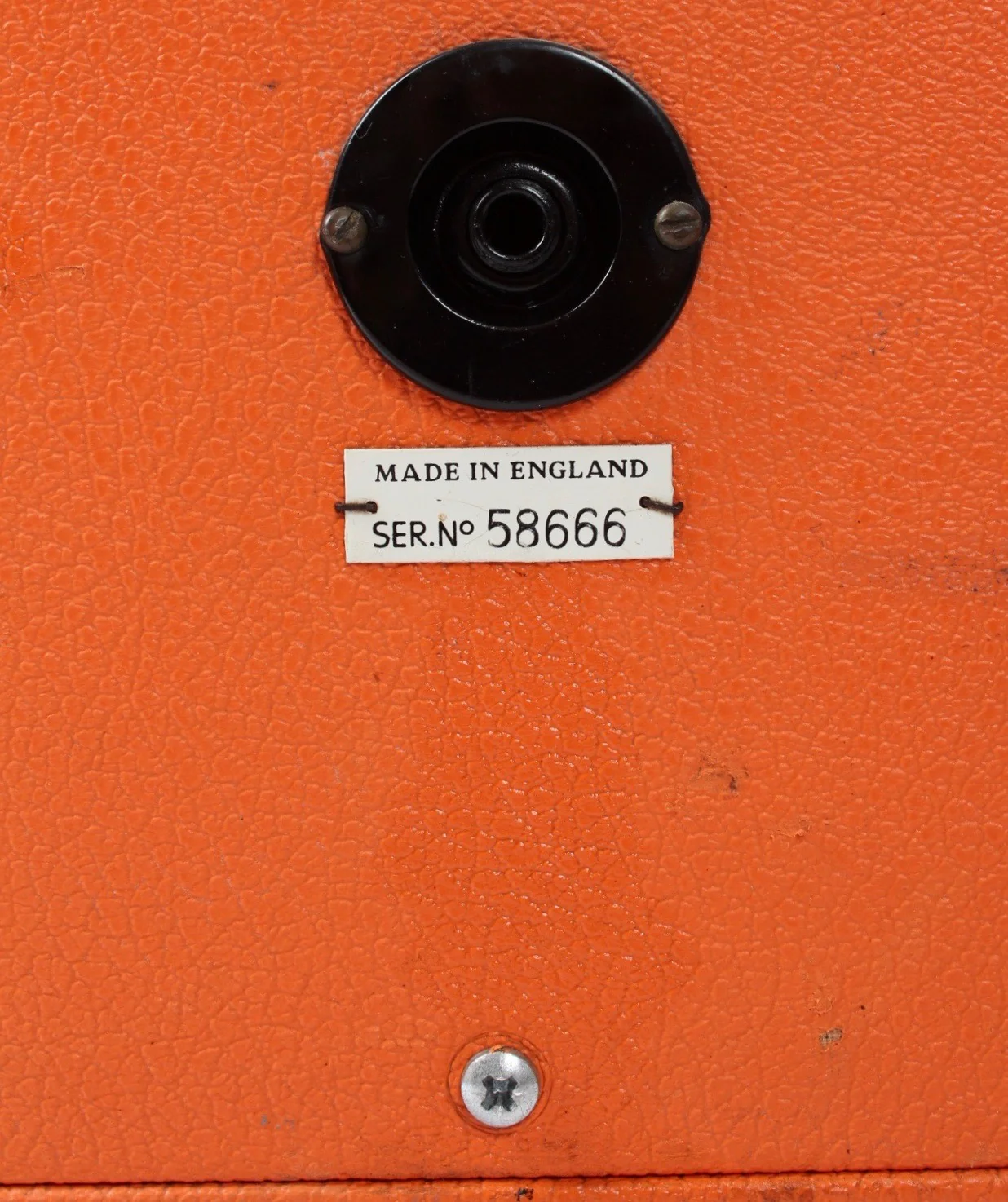 1973 Marshall 2401 2x12" cabinet orange levant - Image 5