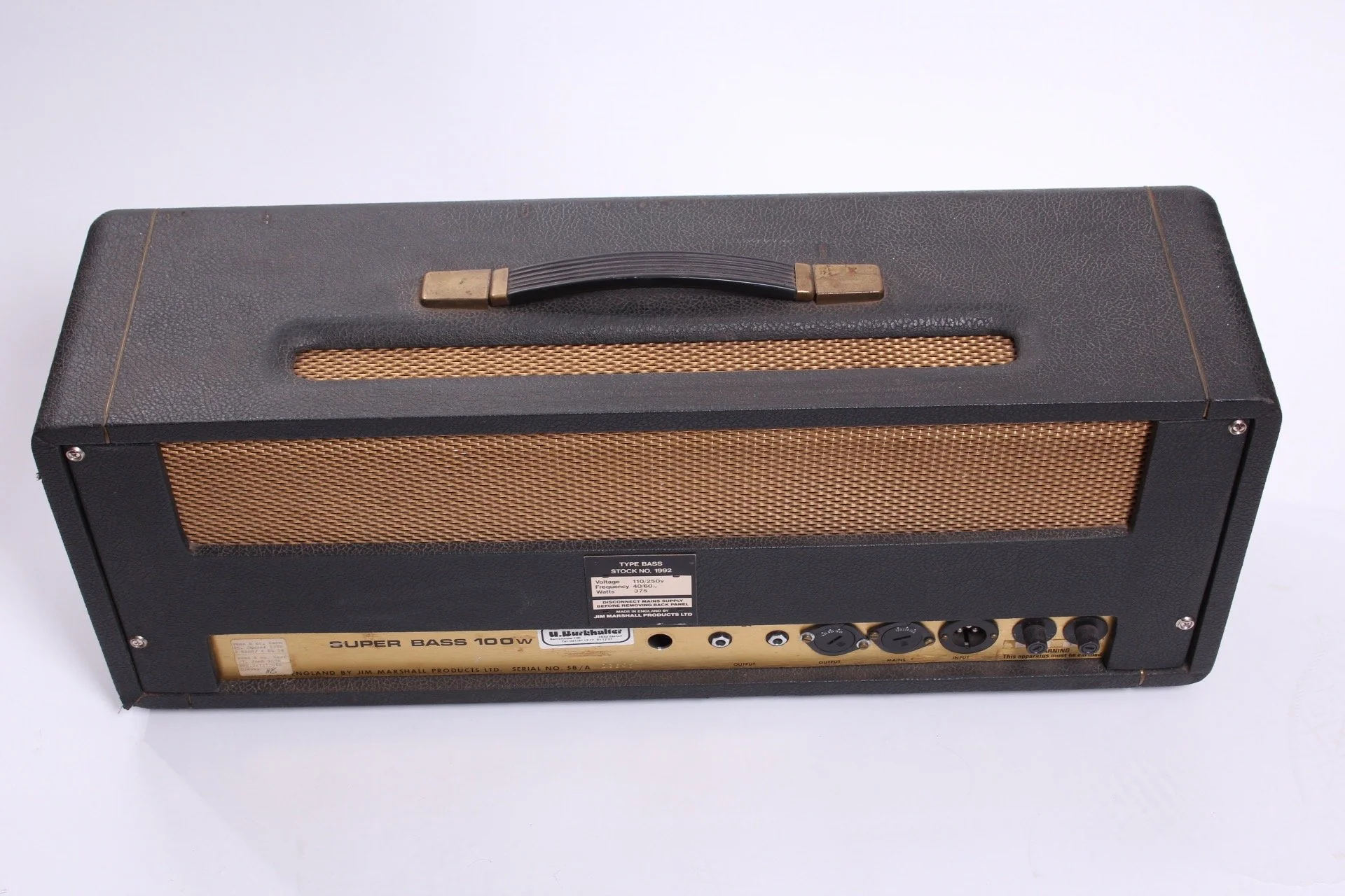 1973 Marshall Super Bass 100w - Image 6