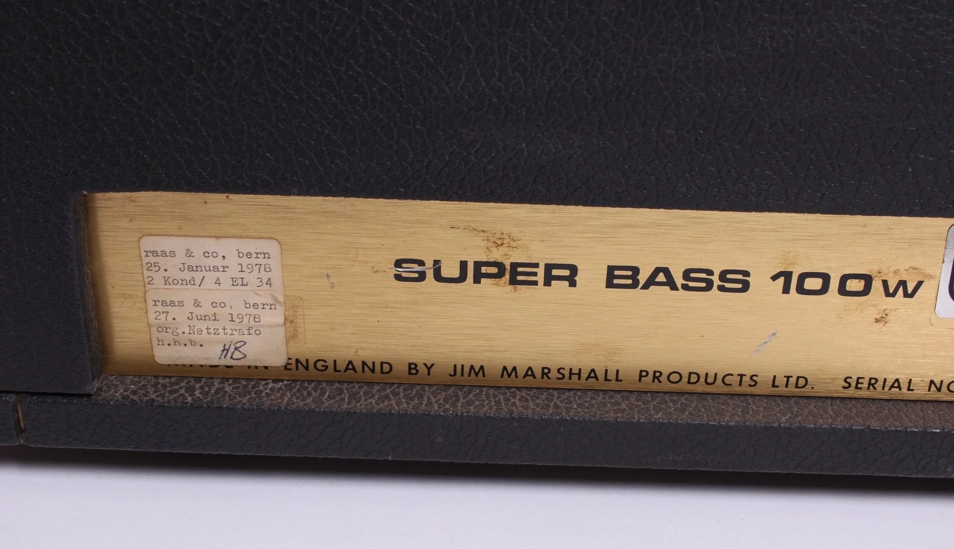 1973 Marshall Super Bass 100w - Image 7