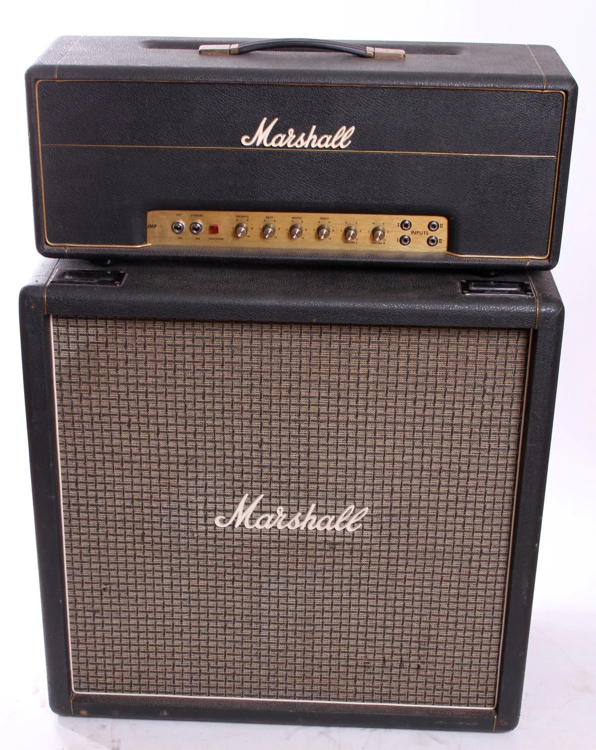 1973 Marshall Super Bass Amplifier with 4x12" Cabinet - Image 10