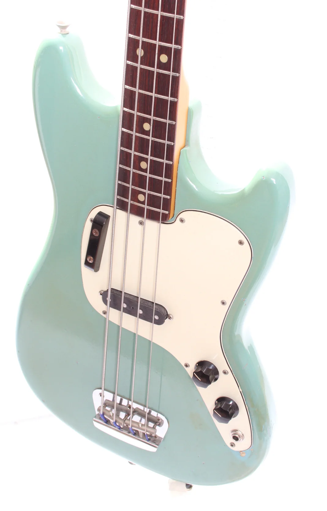 1974 Fender Musicmaster Bass blue - Image 3