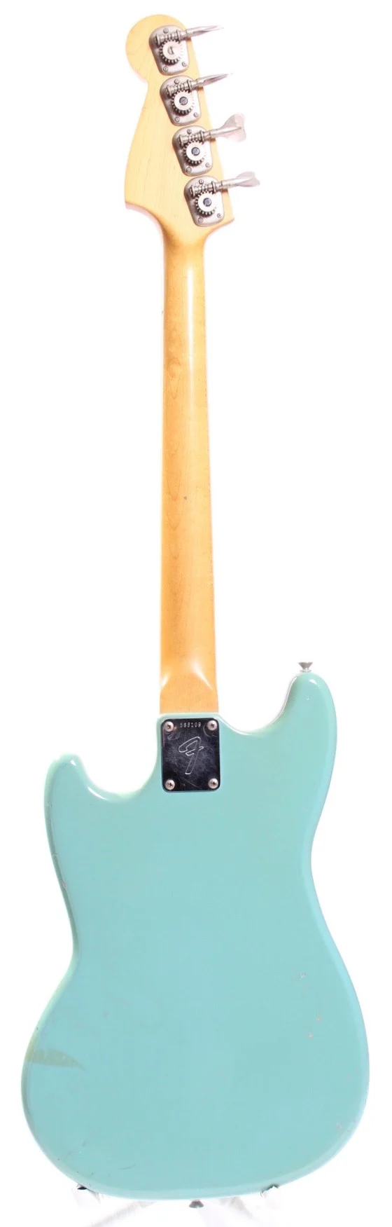 1974 Fender Musicmaster Bass blue - Image 6