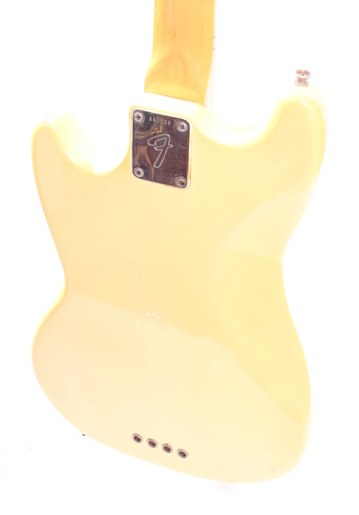 1974 Fender Mustang Bass olympic white - Image 8