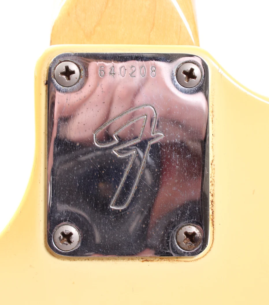 1974 Fender Mustang Bass olympic white - Image 9