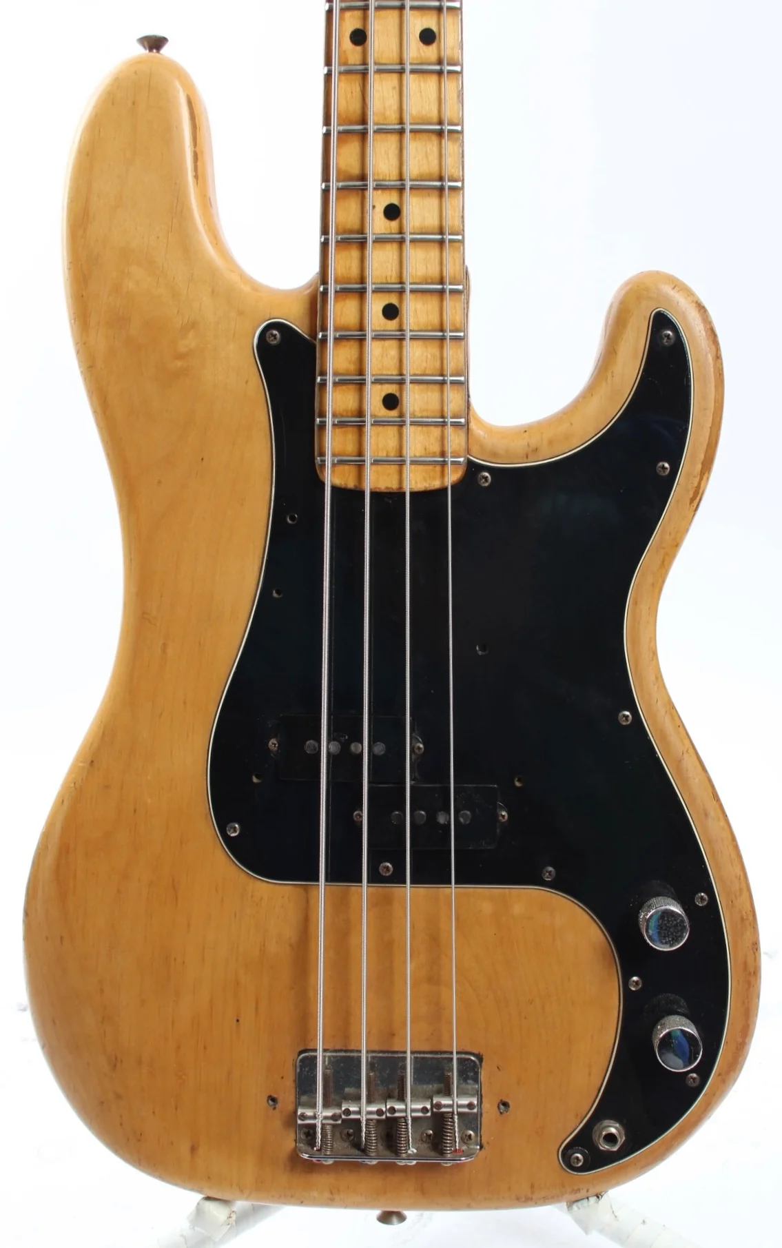 1974 Fender Precision Bass black natural - Image 2