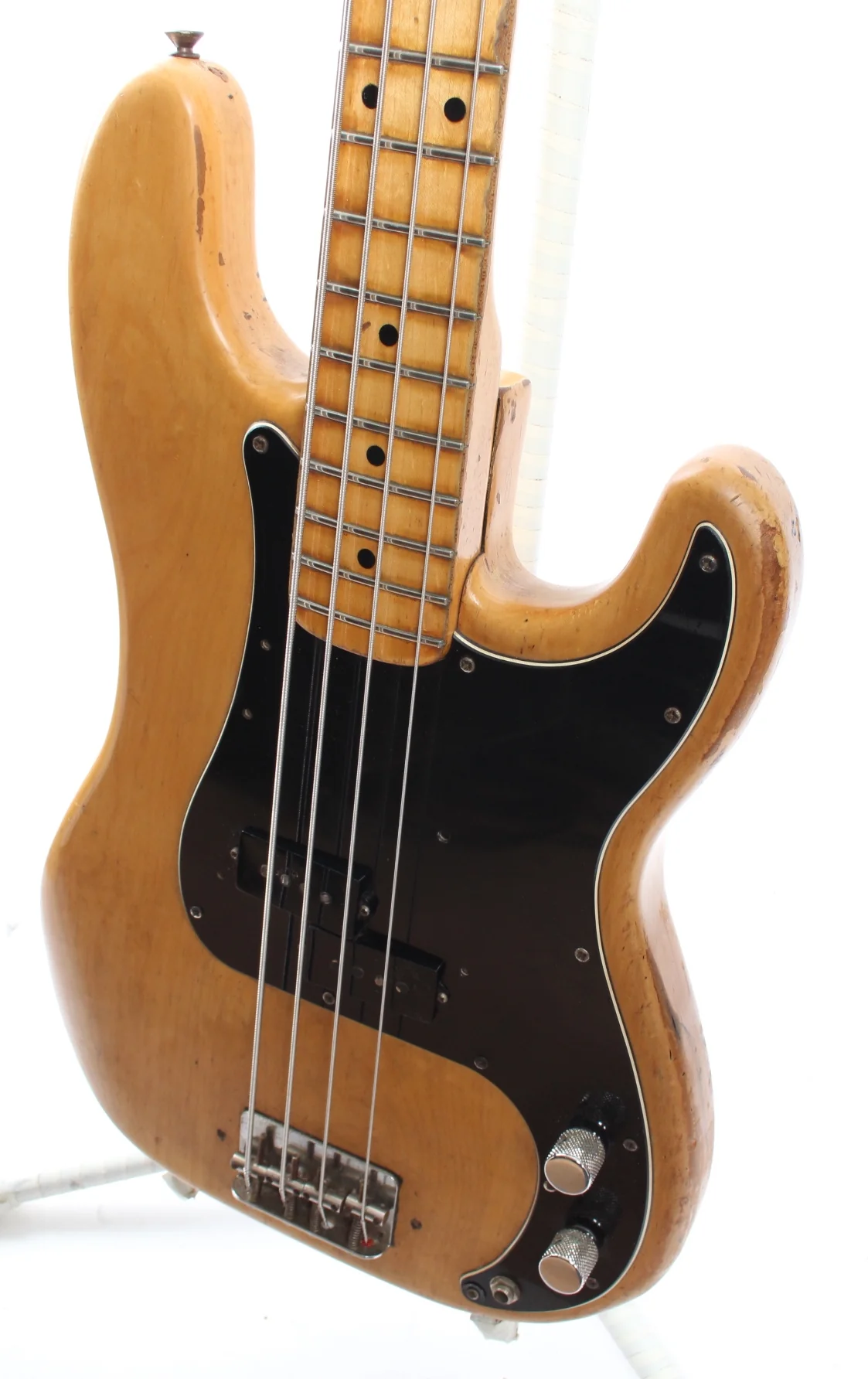 1974 Fender Precision Bass black natural - Image 3