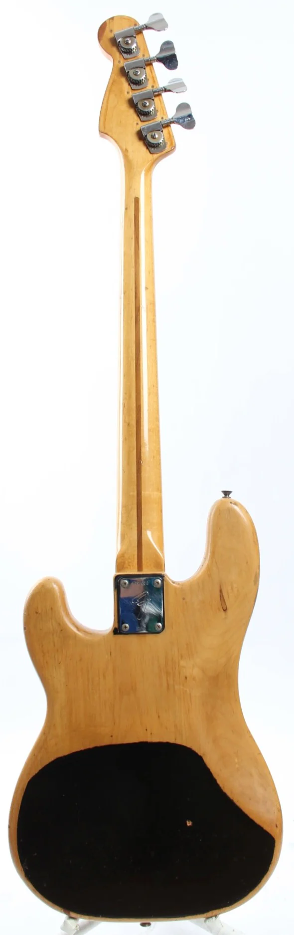 1974 Fender Precision Bass black natural - Image 6