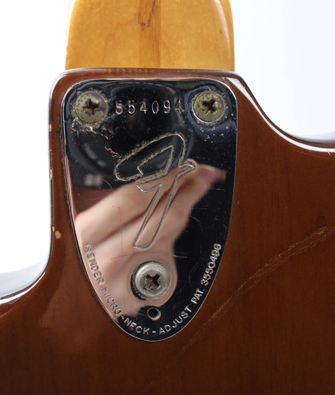 1974 Fender Stratocaster Hardtail mocha brown - Image 11