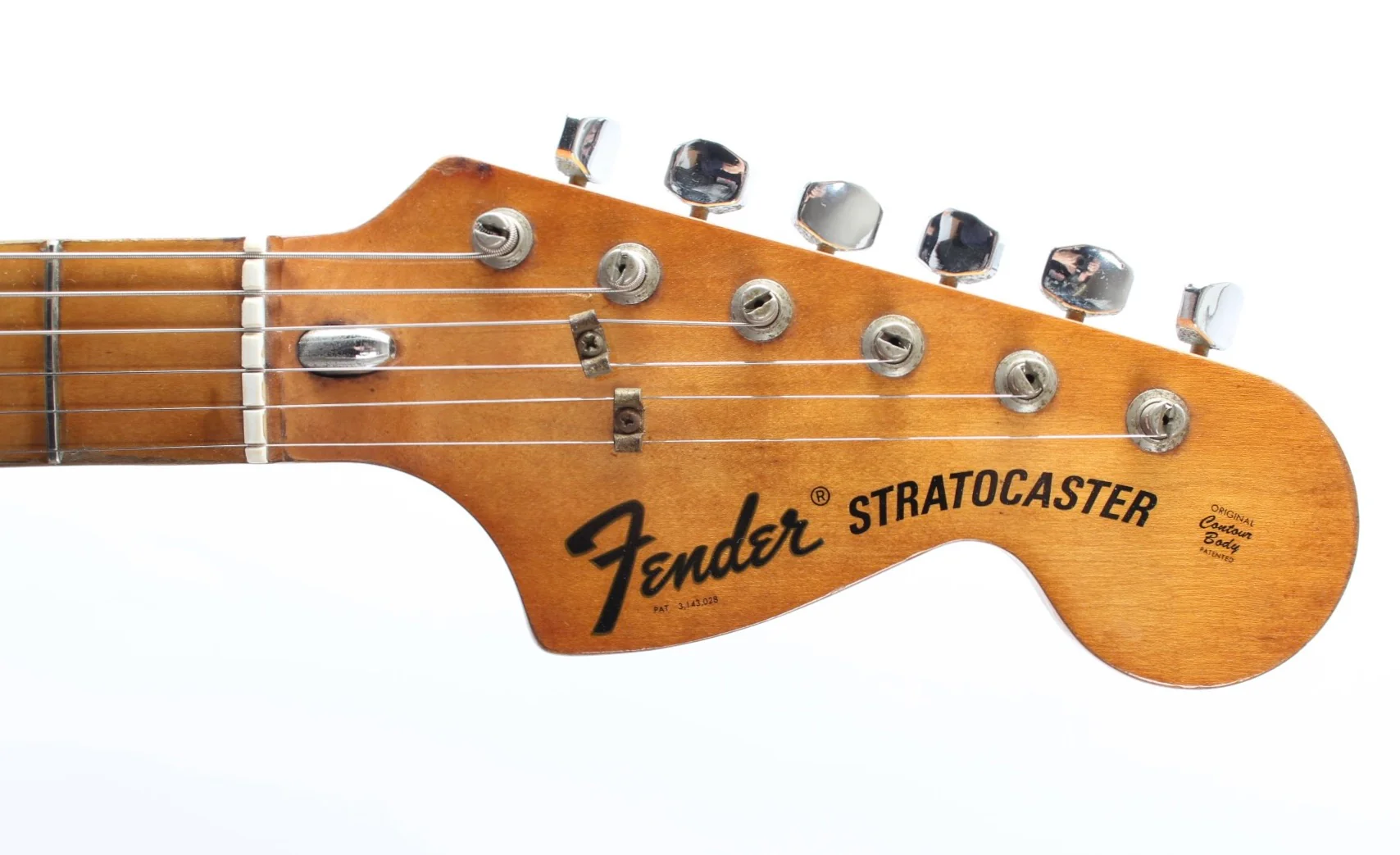 1974 Fender Stratocaster Hardtail mocha brown - Image 5