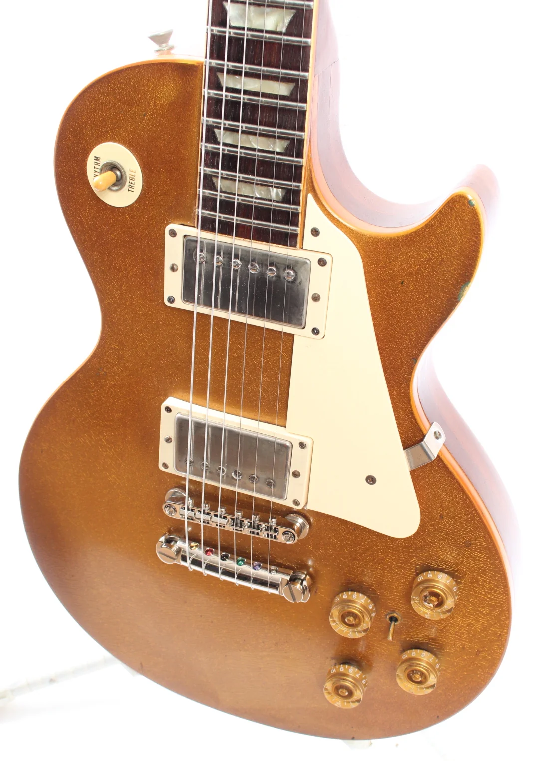 1974 Gibson Les Paul Deluxe Standard Conversion goldtop - Image 3
