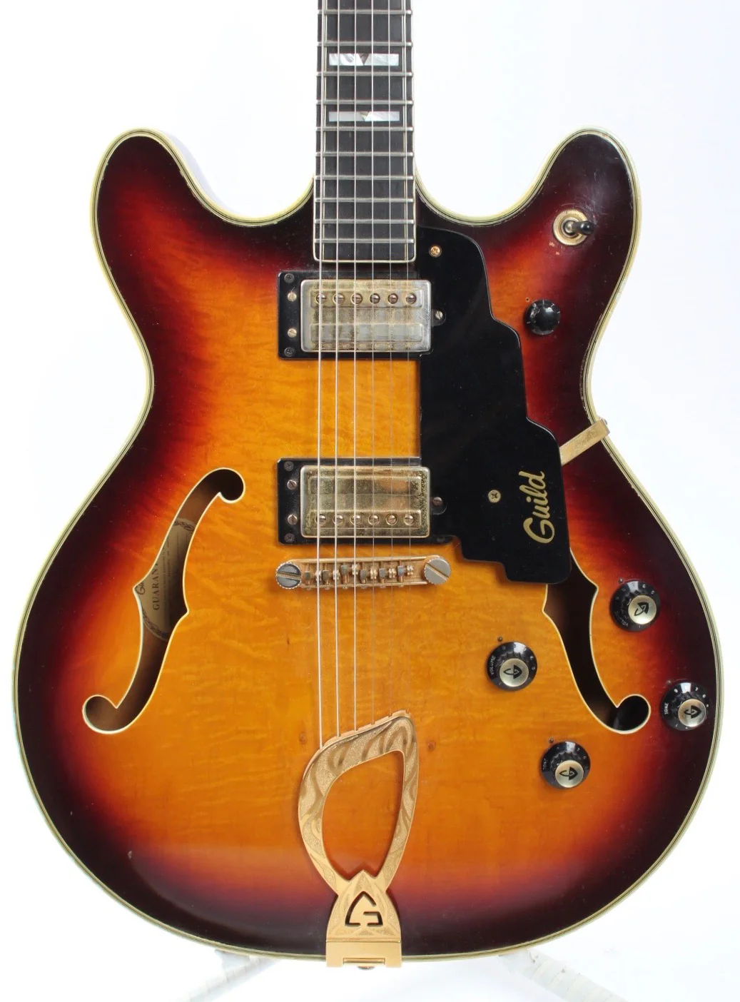 1974 Guild Starfire VI sunburst - Image 2
