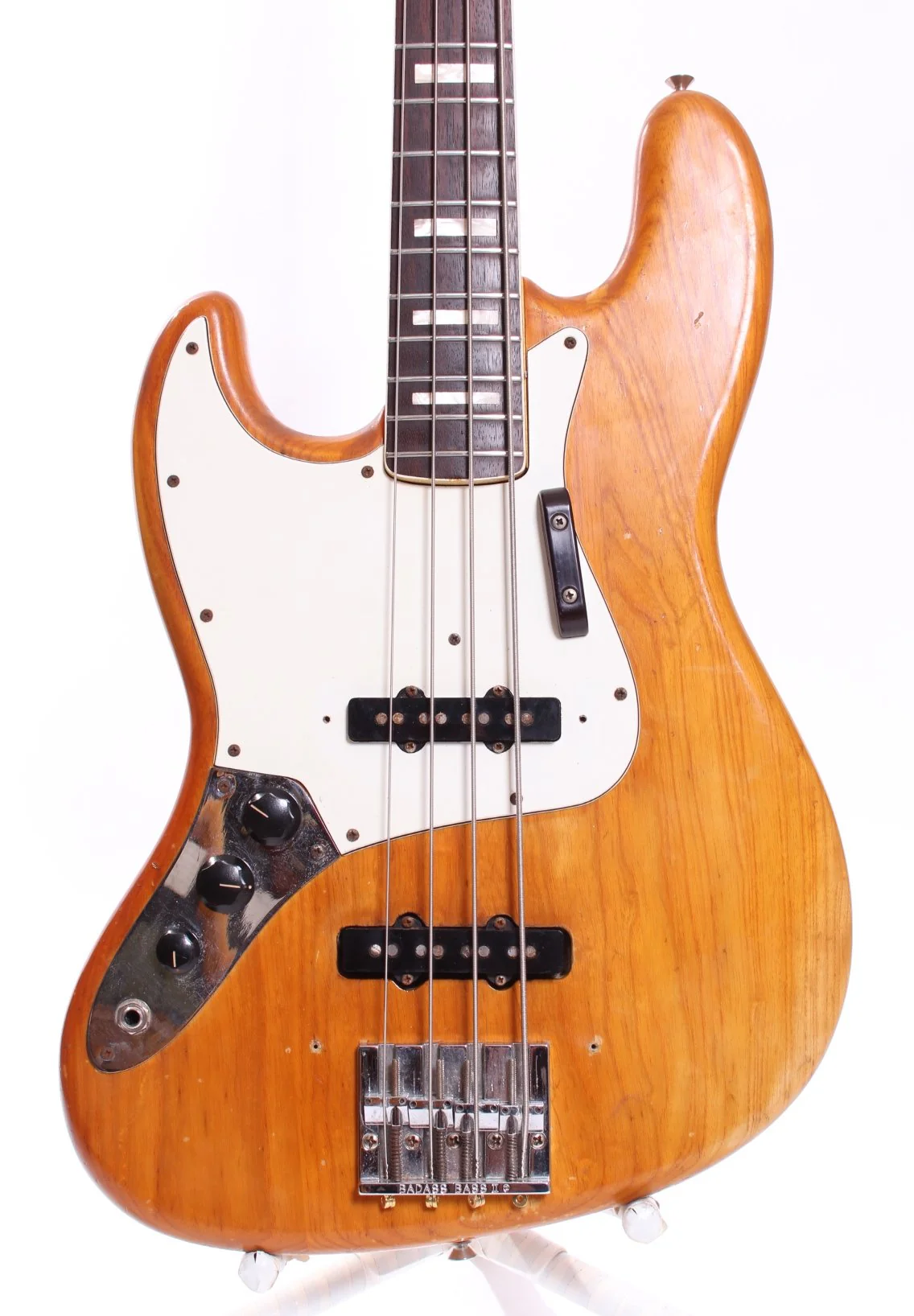 1975 Fender Jazz Bass LEFTY natural - Image 2