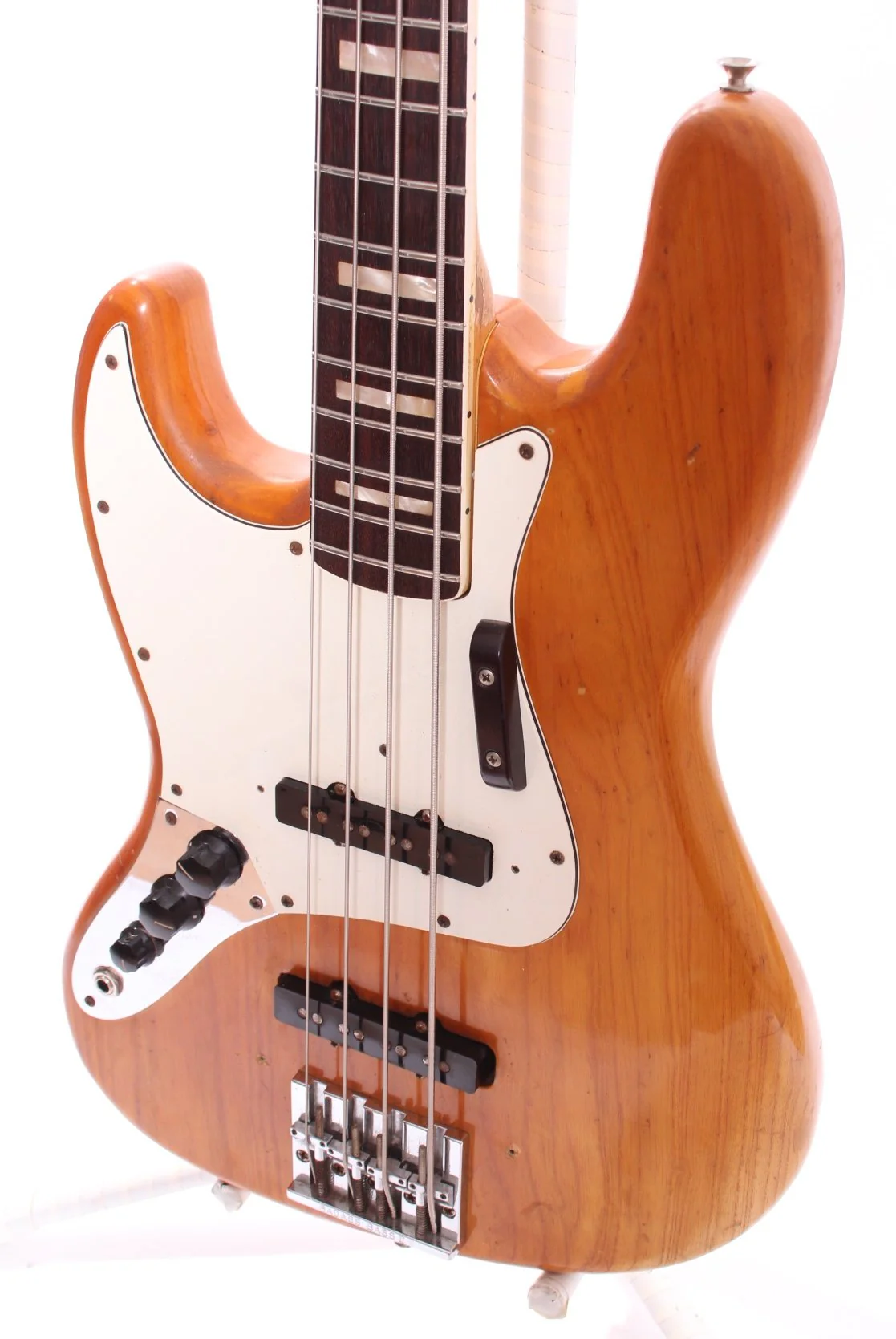 1975 Fender Jazz Bass LEFTY natural - Image 3