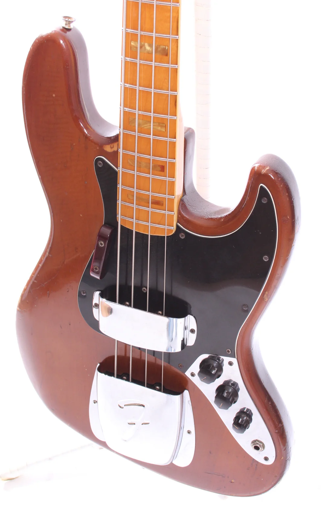 1975 Fender Jazz Bass mocha brown - Image 3