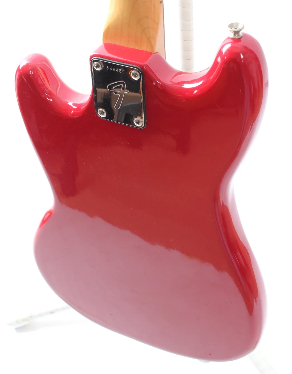 1975 Fender Musicmaster Bass red - Image 8