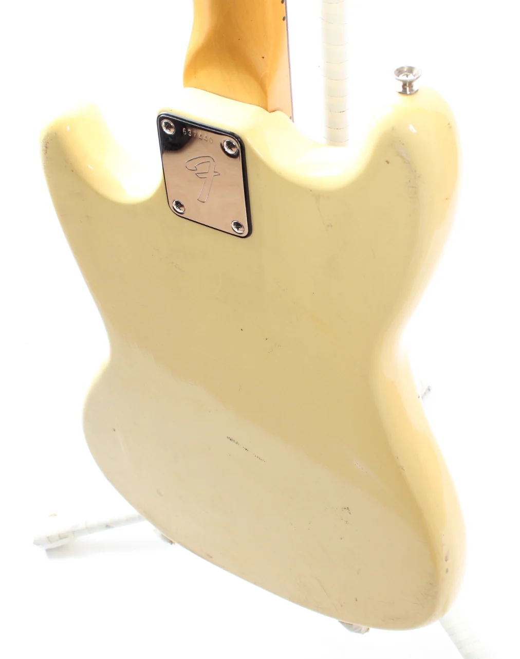 1975 Fender Musicmaster Bass white - Image 8