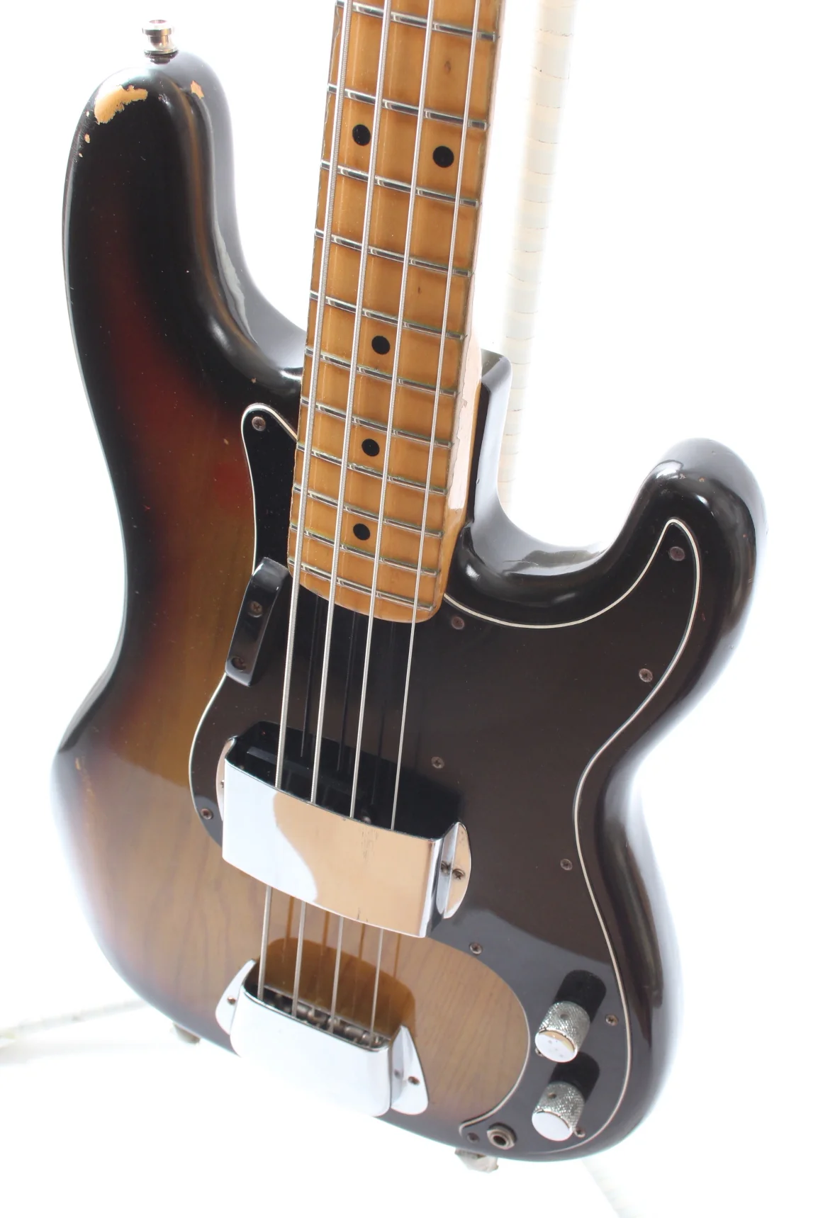 1975 Fender Precision Bass A-neck sunburst - Image 3